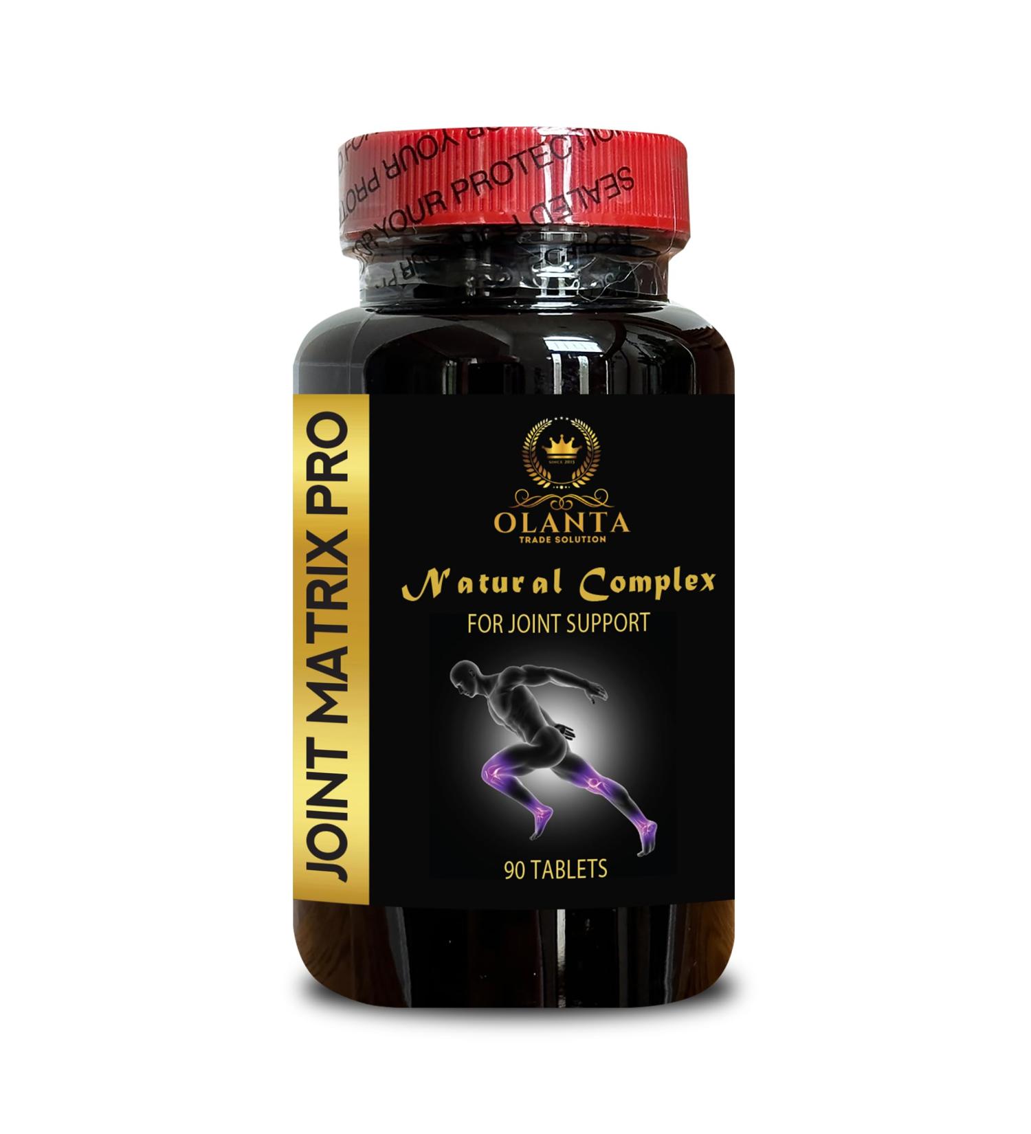 OLANTA TRADE SOLUTION Joint Matrix PRO - High Strength Joint Support Capsules Mobility & Flexibility Joint Support Supplement Multivitamin 1 Bottle 90 Tablets - Buy Online on GoSupps.com