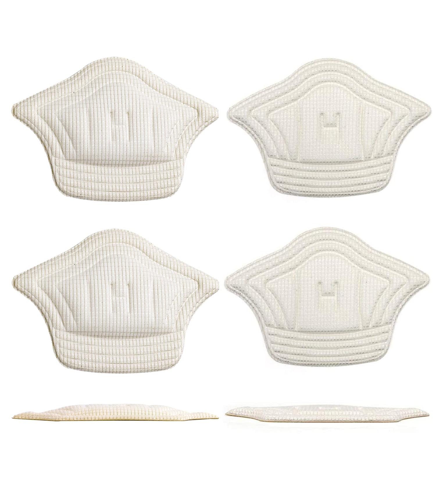 Cloth Heel Cushion Inserts - 2 Pairs for Foot Pain Relief and Shoe Comfort - Buy Online on GoSupps.com