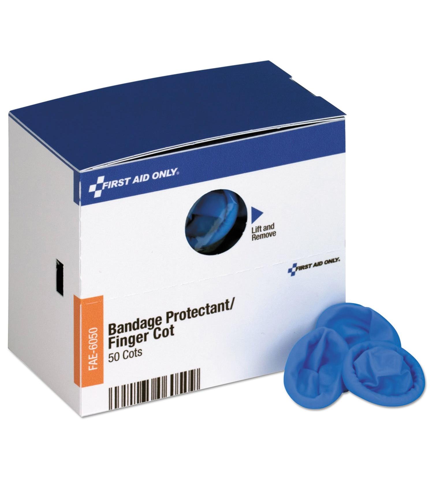 Refill F/smartcompliance Gen Business Cabinet Finger Cots Blue Nitrile 50/bx