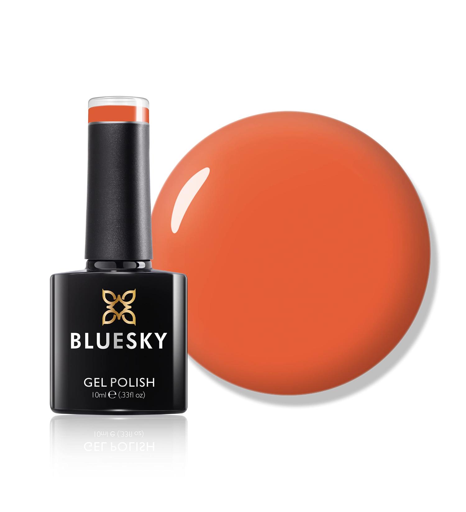 Bluesky Gel Nail Polish Pumpkin Spice Bp01 10 ml Orange Red Long Lasting Chip Resistant 10 ml (Requires Drying Under UV LED Lamp) Pumpkin Spice 10 ml (Pack of 1) - Buy Online on GoSupps.com