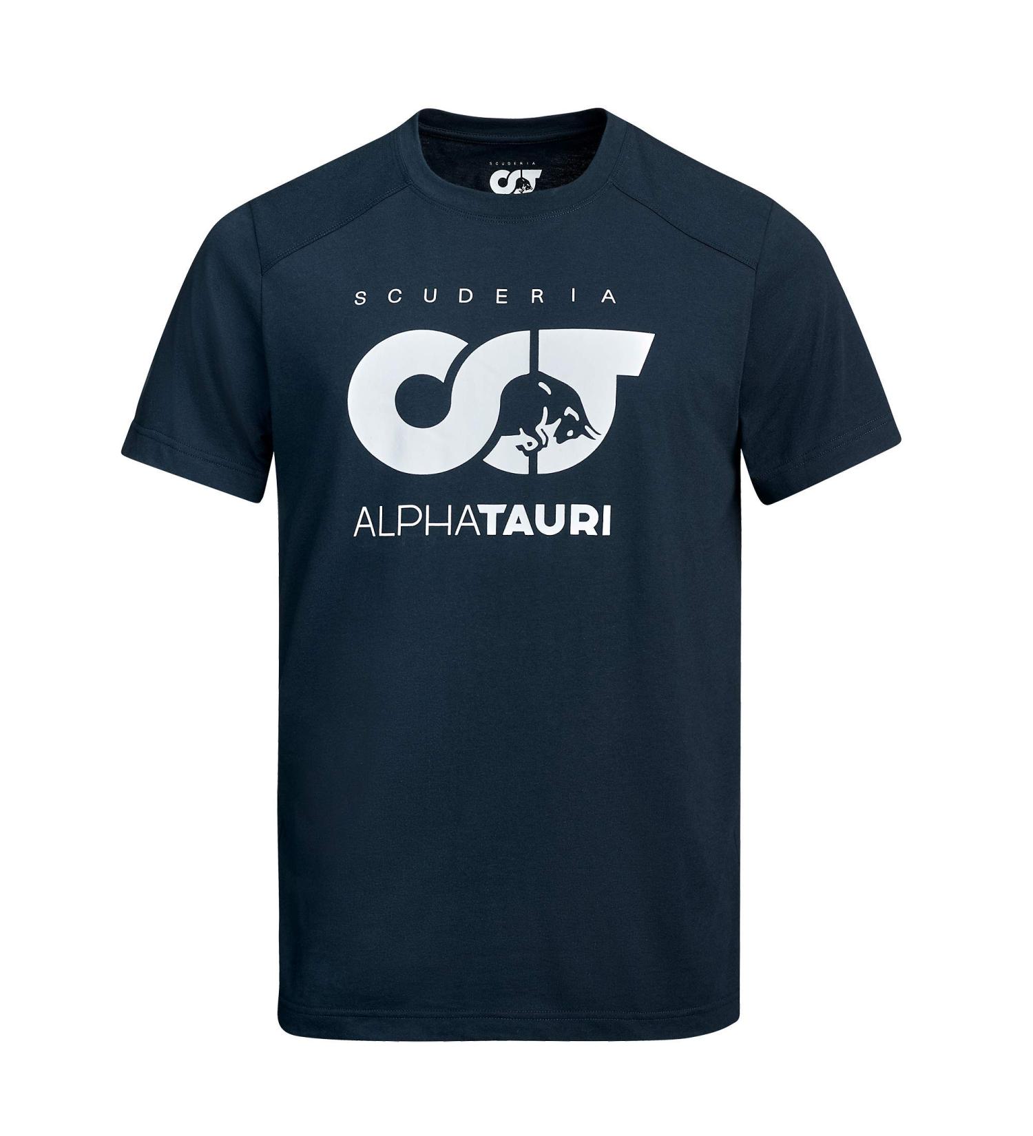 AlphaTauri Scuderia T-Shirt for Men | Official Blue Merchandise | Shop Size L Internationally - Buy Online on GoSupps.com