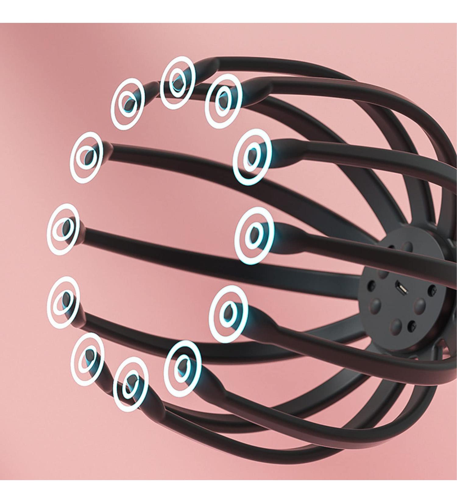 Electric Head & Neck Massage Device - Scalp Stress Relief & Spa Healing Belt | International Shipping - Buy Online on GoSupps.com