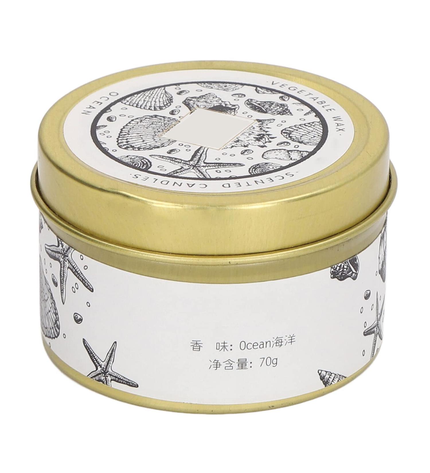 Aromatherapy Scented Candle - Ocean Long Lasting Soybean Wax Essential Oil Candle for Relaxation & Candlelight Dinner | International Shipping - Buy Online on GoSupps.com