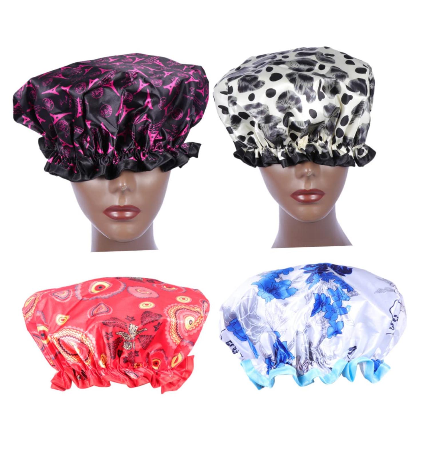 Hemoton 4 Pcs Disposable Shower Caps for Women - Elastic Free Shower Accessories - Buy Online on GoSupps.com