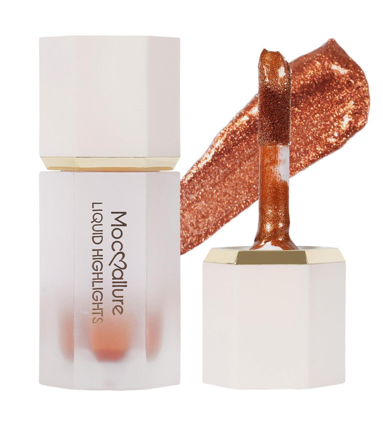 WOBBLO Liquid Highlighting Makeup Waterproof Body Highlighting Glitter - Highly Pigmented Shimmer Blendable Body Glitter for Cheekbone Forehead Face 04 - Buy Online on GoSupps.com