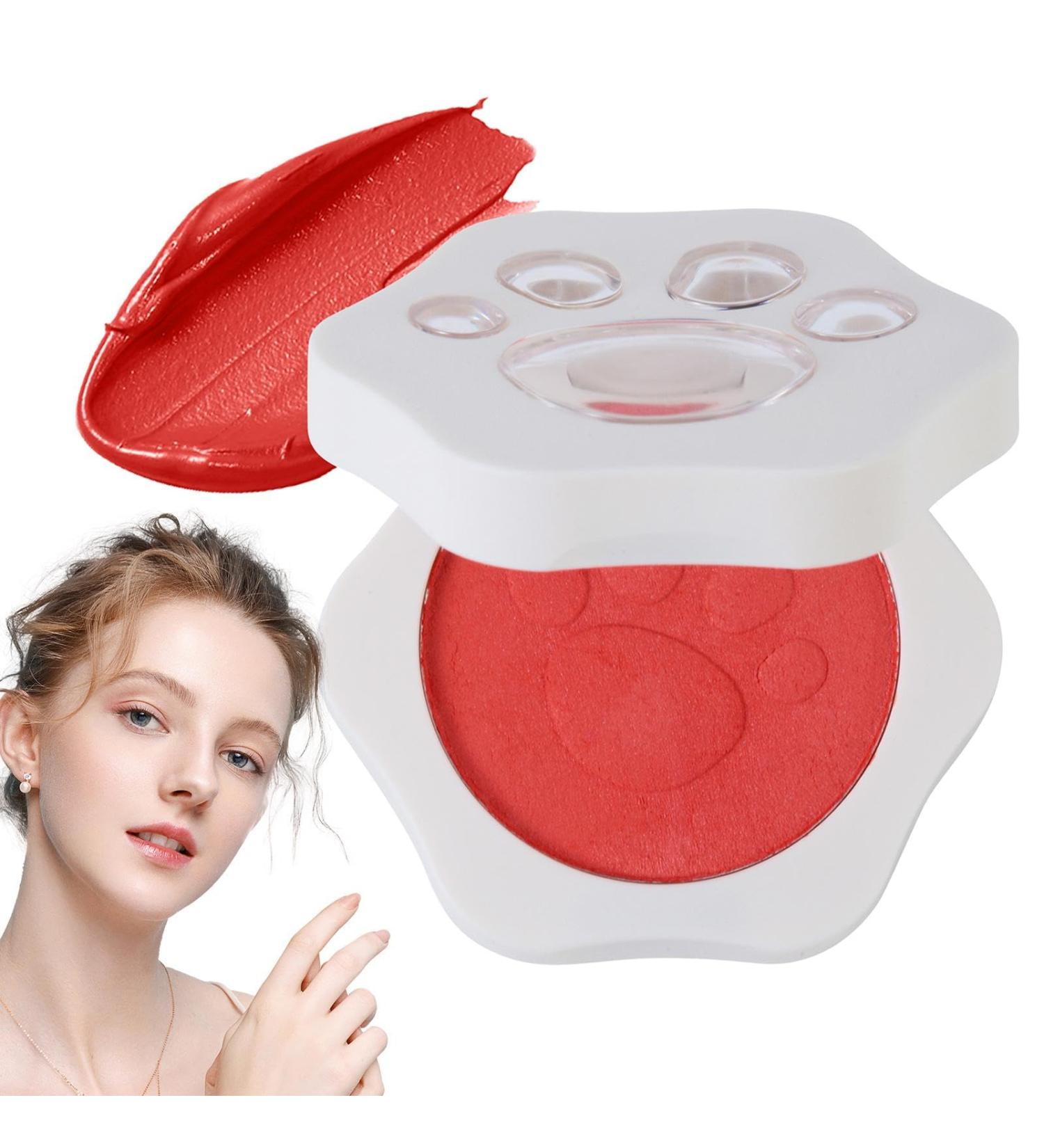 Weppduk Matte Blush Cream to Powder Blush - Lip and Cheek Tint Matte Mud | Natural Cat Claw Blush Cream for Stage Makeup Daily Use - Buy Online on GoSupps.com