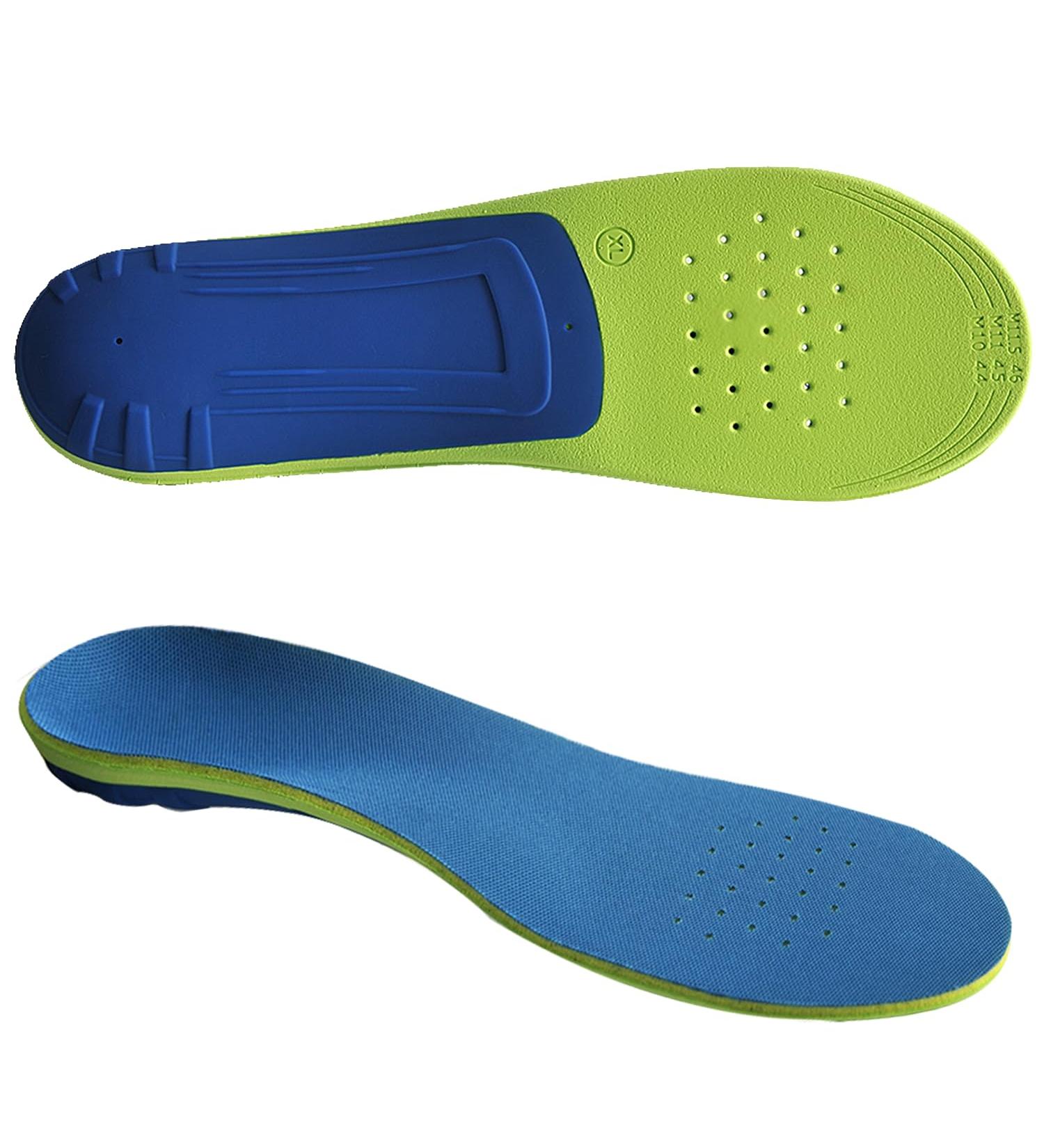 Trim-to-Fit Orthotic Shoe Insoles | Shock Absorption & Comfort for Men & Women | Best Arch Support Inserts - Buy Online on GoSupps.com