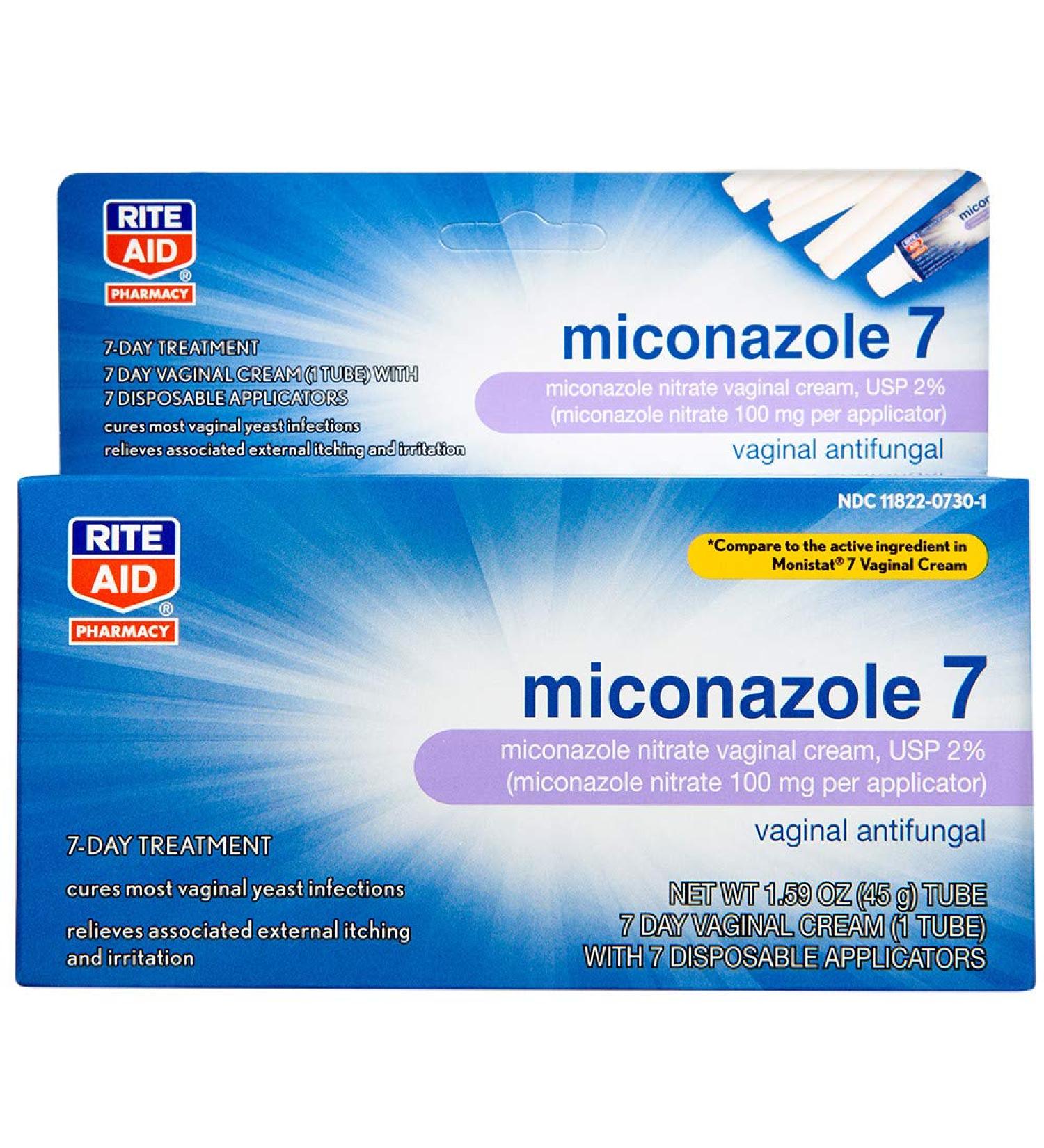 Rite Aid Miconazole 7 2% Vaginal Cream | 7 Day Yeast Infection Treatment for Women - Buy Online on GoSupps.com