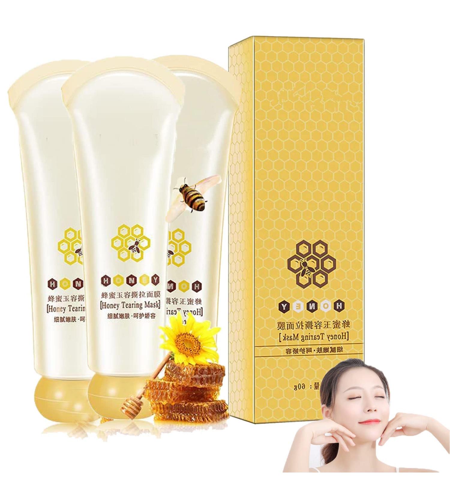 Masque au Miel Masque-M dical Hydratant Visage Masque Nourrissant au Miel Peaux S ches Concentr Nutritif au Miel Hydratant Anti-rides Masque de Miel Enlevant les Points Noirs (3 PCS) - Buy Online on GoSupps.com