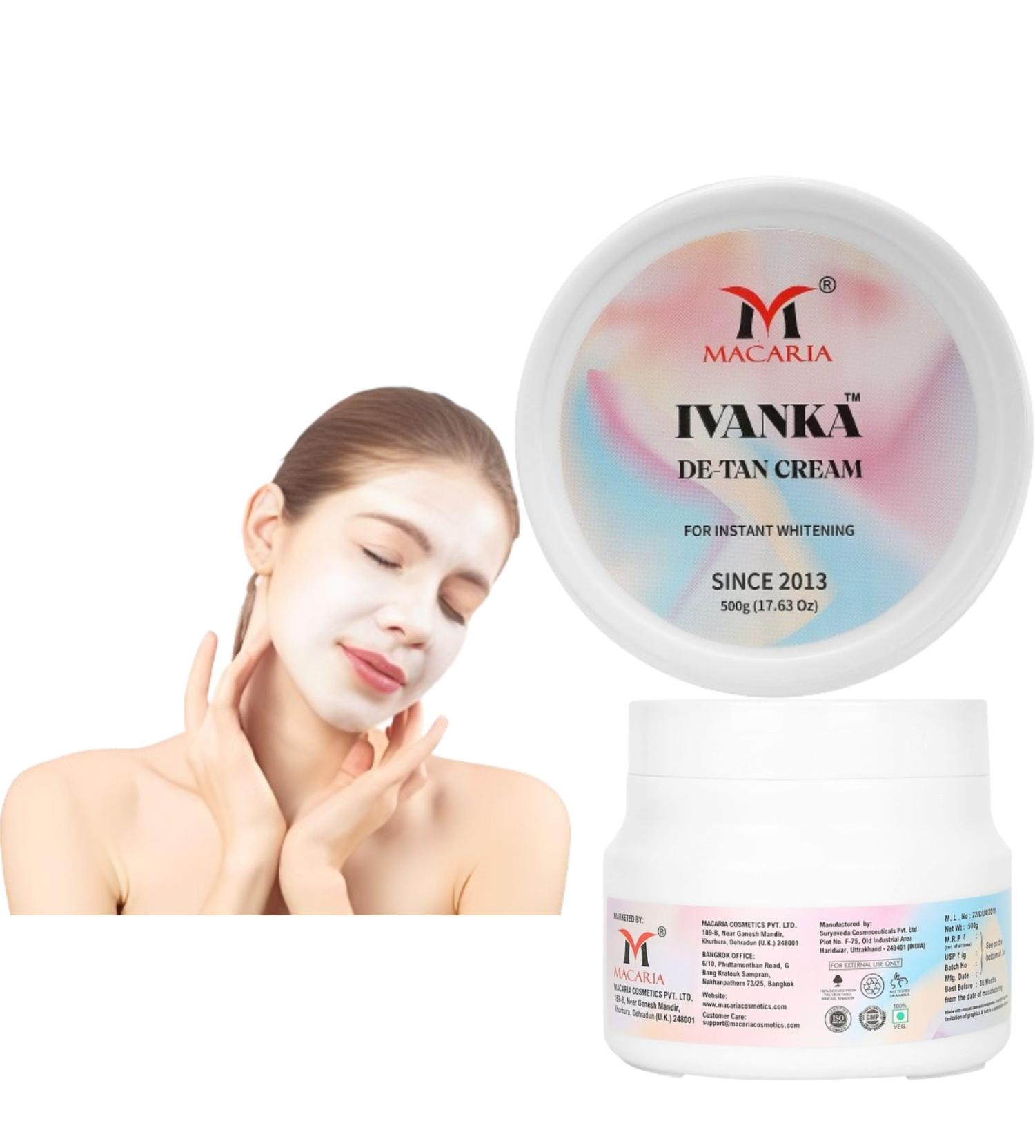  MACARIA Ivanka detan Vitamin E Clay Mask Deep Cleansing Facial Mask Clay Face Mask Scrub & Cleanser For Skin Care with Kaolin Clay and Aloe for Pores Acne Dark Spots Hydrating 17.63 Oz - Buy Online on GoSupps.com