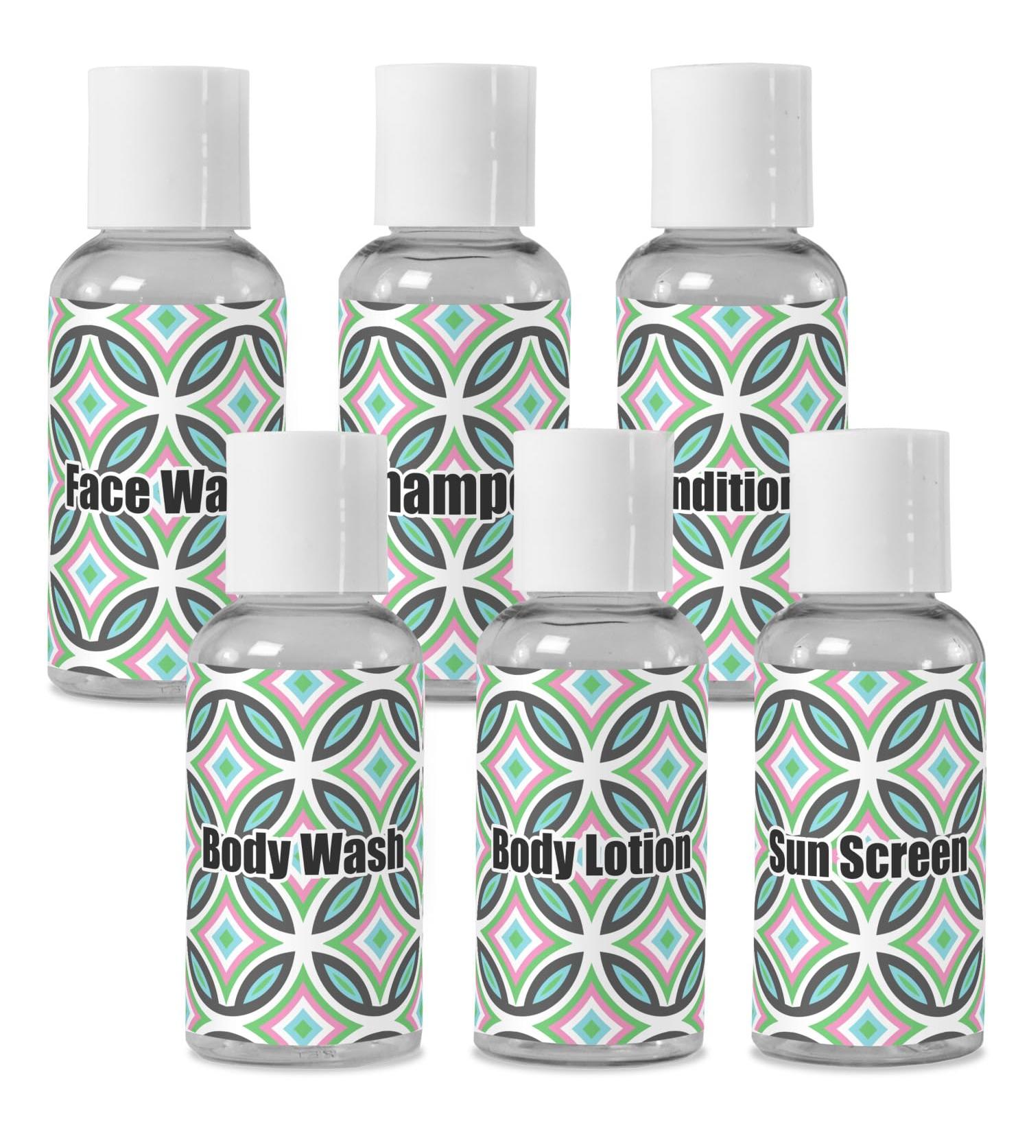 YouCustomizeIt Personalized Geometric Circles Travel Bottles