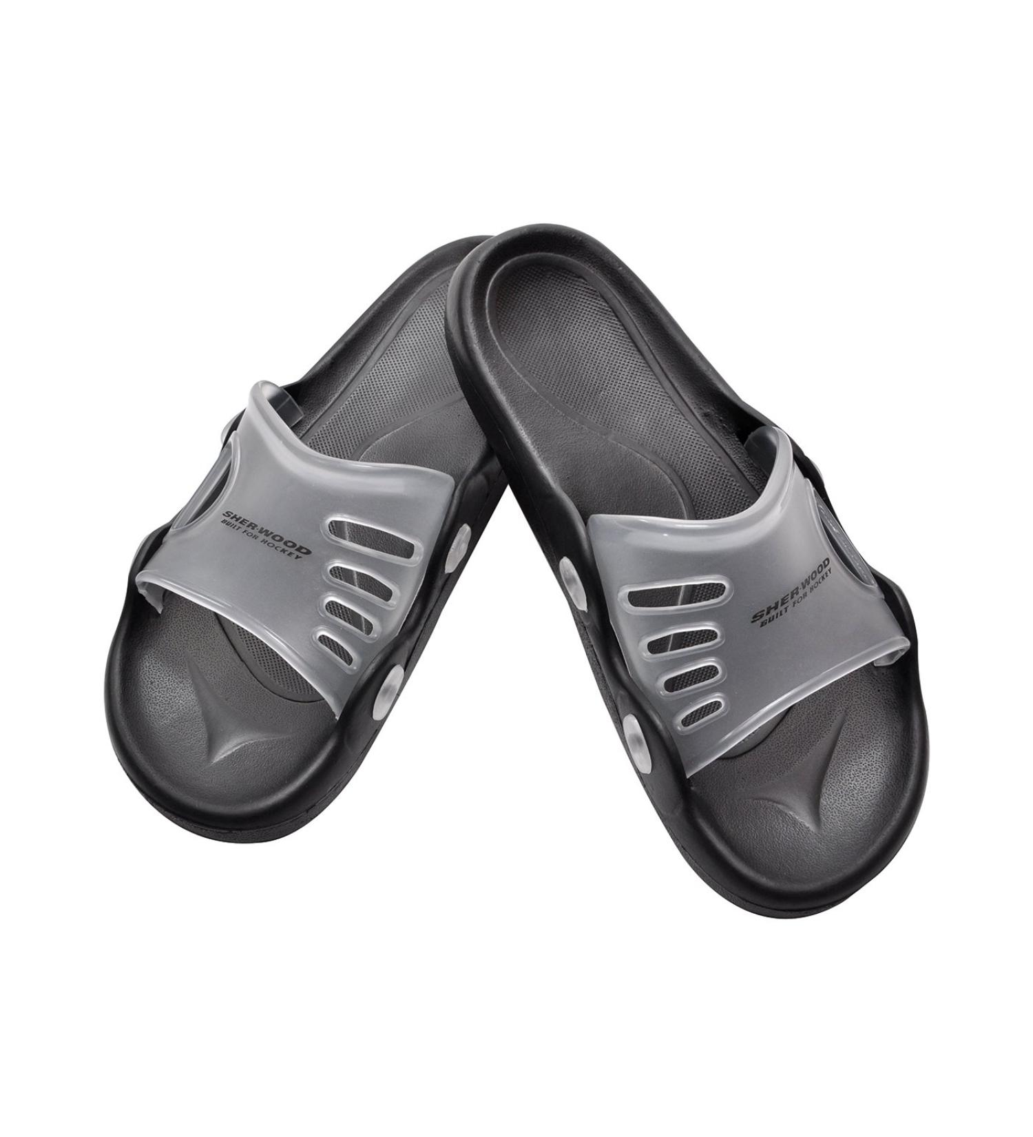 Very good - men bathing sandals incl. Soft Eva footbed i sportllipper i fast drying i bathing flap i bathing shoes for the swimming pool or the shower i heat resistant i comfortable 42 EU black