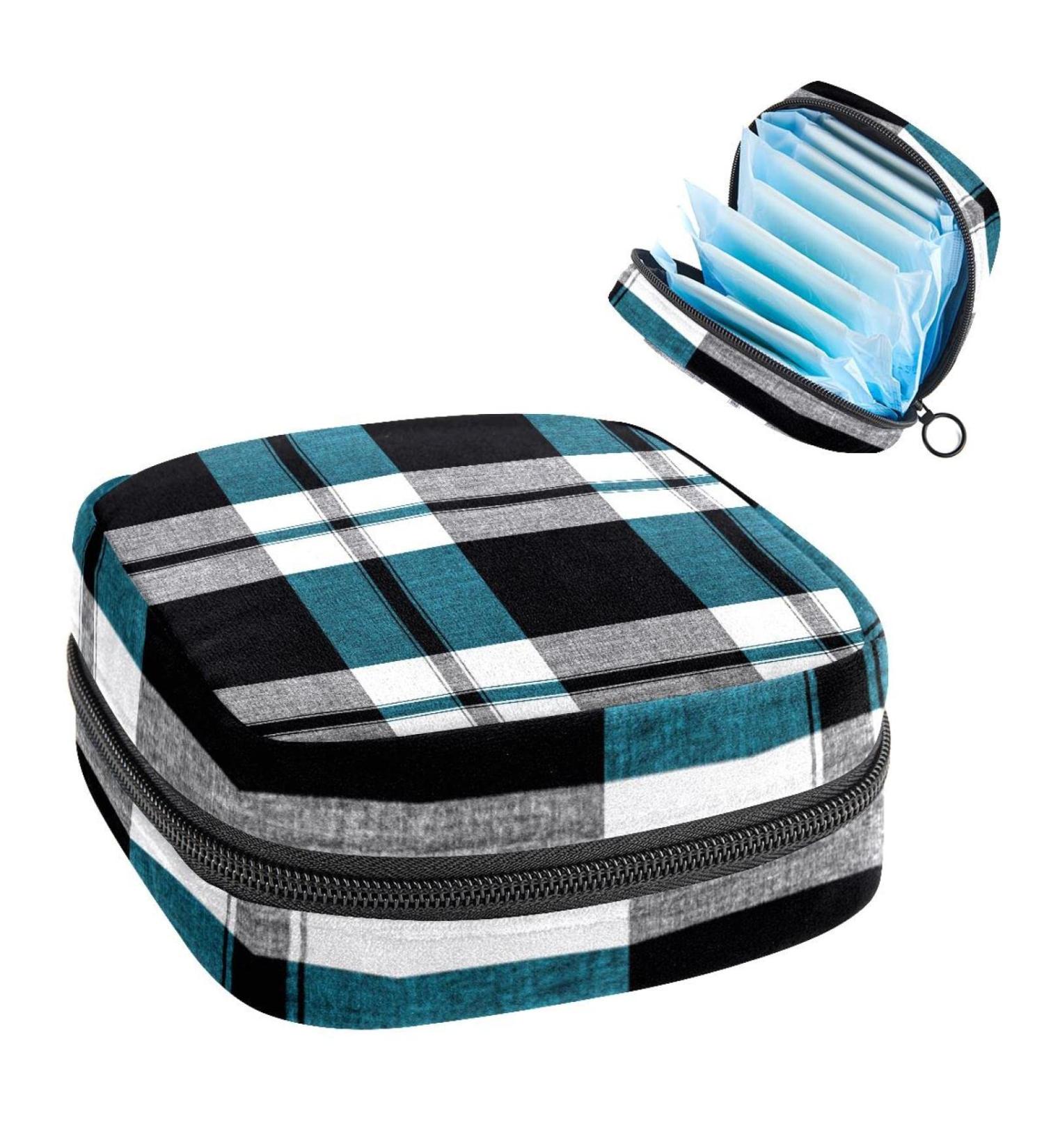 Multi-Color Carrier Bag for Women & Teens | Menstrual Cup Tampon & Nursing Pad Holder - Portable Storage Pocket - Buy Online on GoSupps.com