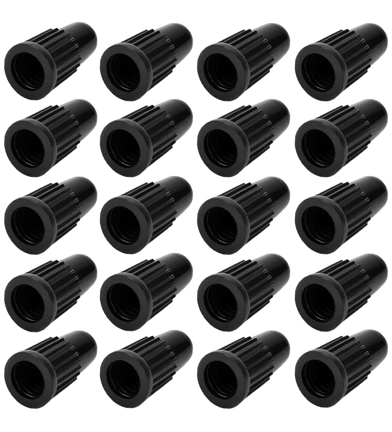 Presta Valve Caps (20 Pack) for Bicycle MTB & Road Bike - Black Plastic Air Dust Covers for French Valves - Buy Online on GoSupps.com