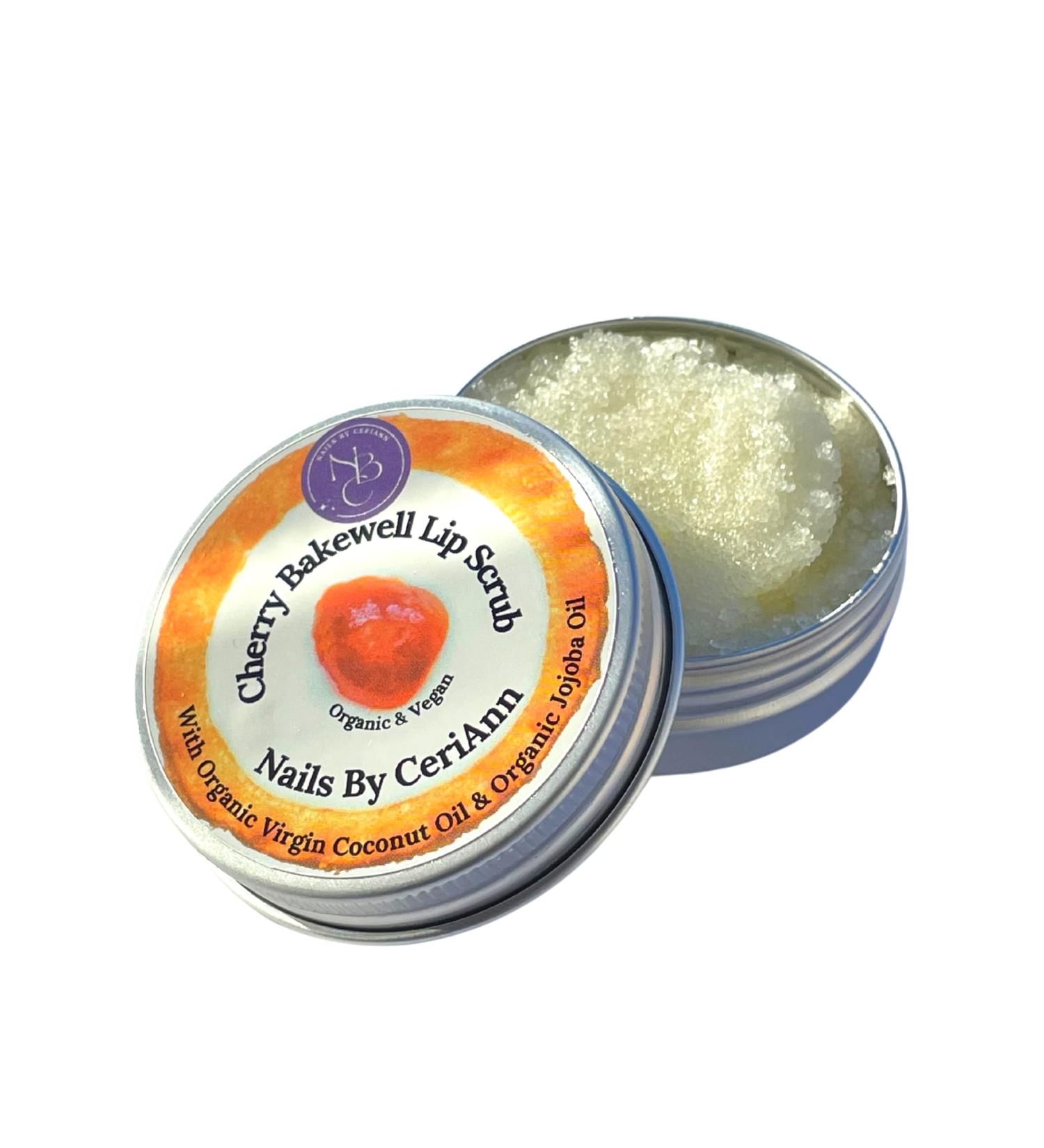 Cherry Bakewell Scented Lip Scrub. Vegan organic made with natural ingredients For him for her for them. Sweet Scent Moisturising & protective - Buy Online on GoSupps.com