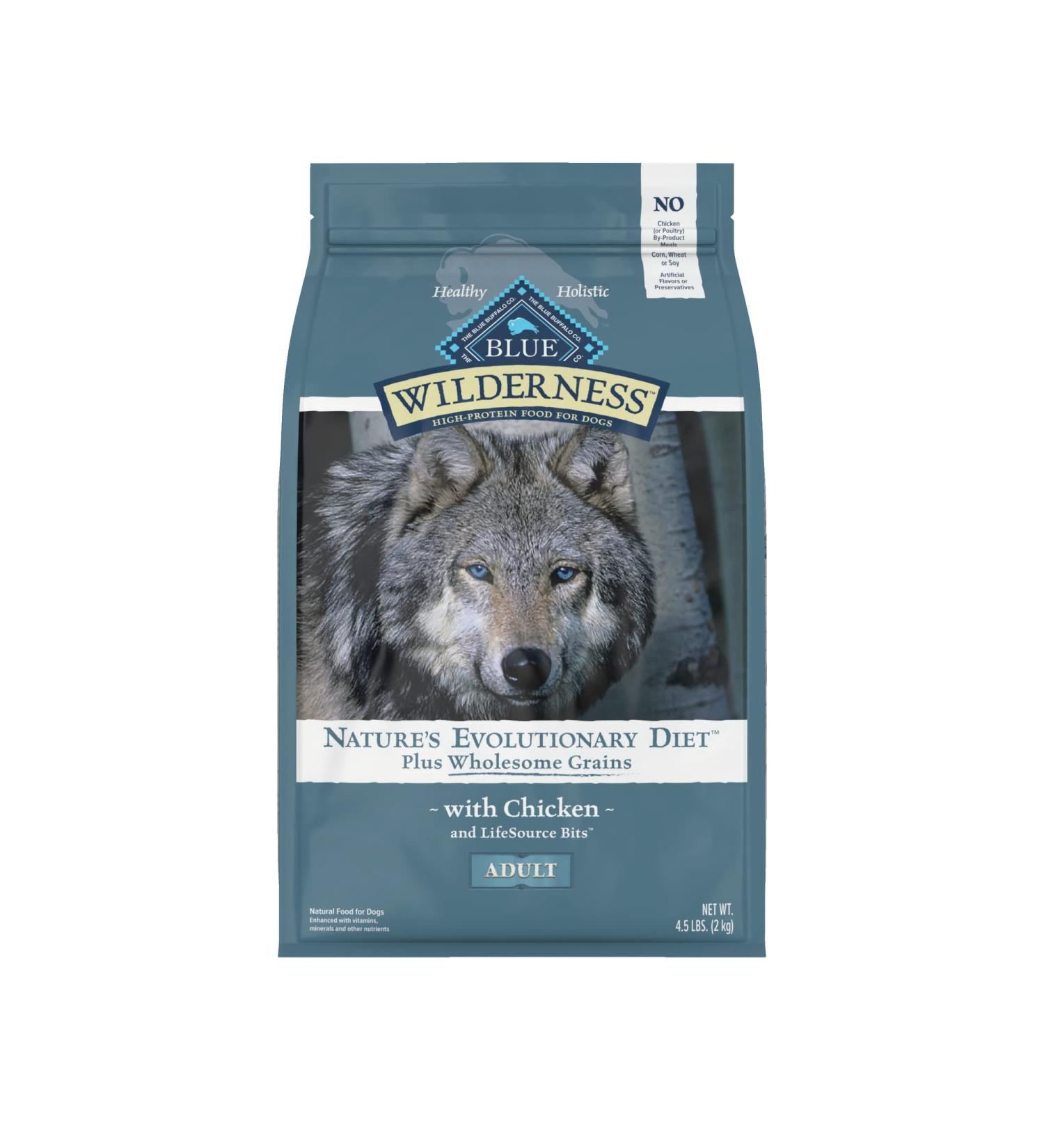 Blue Buffalo Wilderness High Protein Natural Adult Dry Dog Food - Grain-Free | Premium Nutrition - Buy Online on GoSupps.com