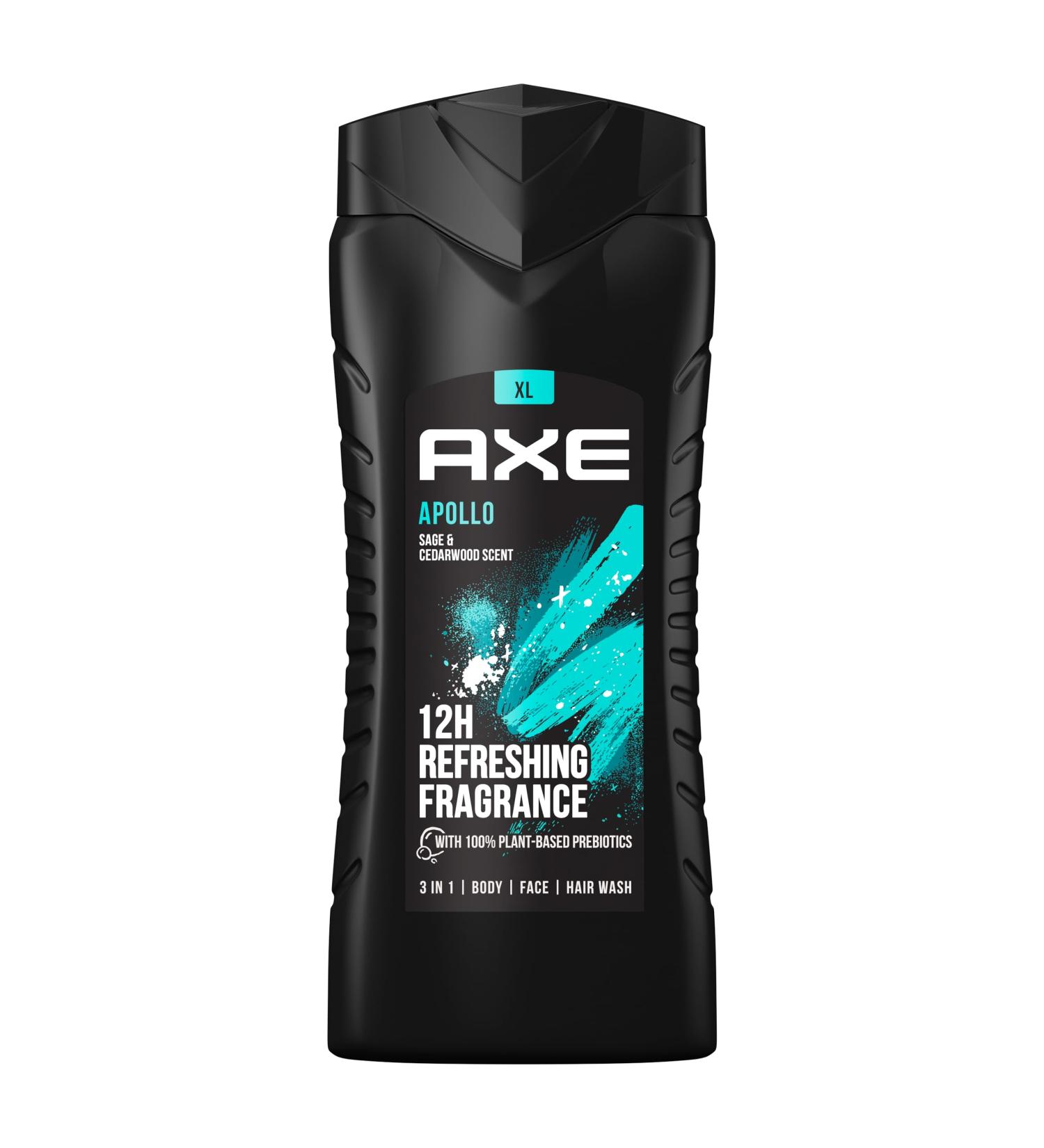Buy Axe Shower Gel 400 Apollo 400ml - Refreshing Body Wash for Men - International Shipping Available - Buy Online on GoSupps.com