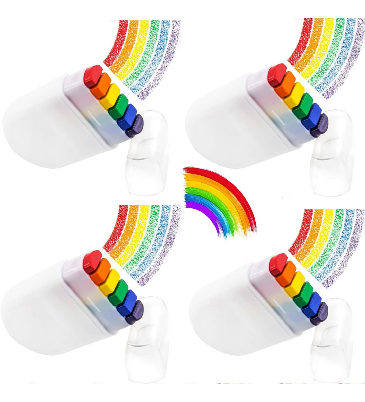 Rainbow Face Paint Kit 4pcs Rainbow Pride Flag Face Paint Neon Face Paint Body Paint Pride Flag Face Crayon Paints Makeup for LGBT Gay Lesbian Pride Parade Cosplay Party Halloween - Buy Online on GoSupps.com