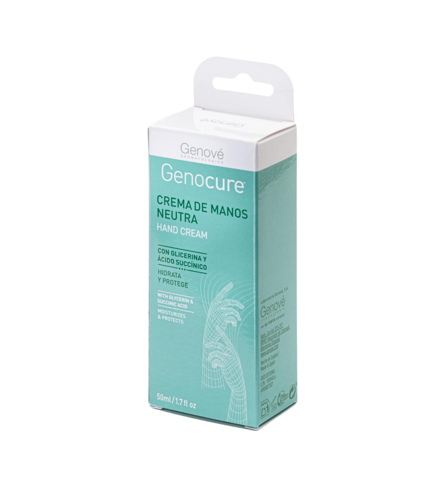 Genov Genocure Crema by Manos Neutra 50 ml - Buy Online on GoSupps.com