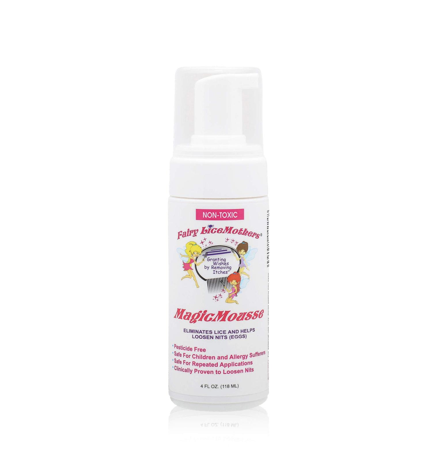 Fairy LiceMothers MagicMousse 4 oz - Sulfate & Pesticide-Free Head Lice Treatment - Buy Online on GoSupps.com