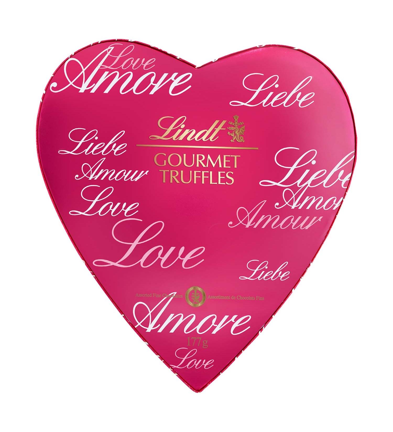 Lindt Lindt Valentine Gourmet Truffles Heart (Assorted Fine Chocolates) Gift Box 177g 177 Grams - Buy Online on GoSupps.com