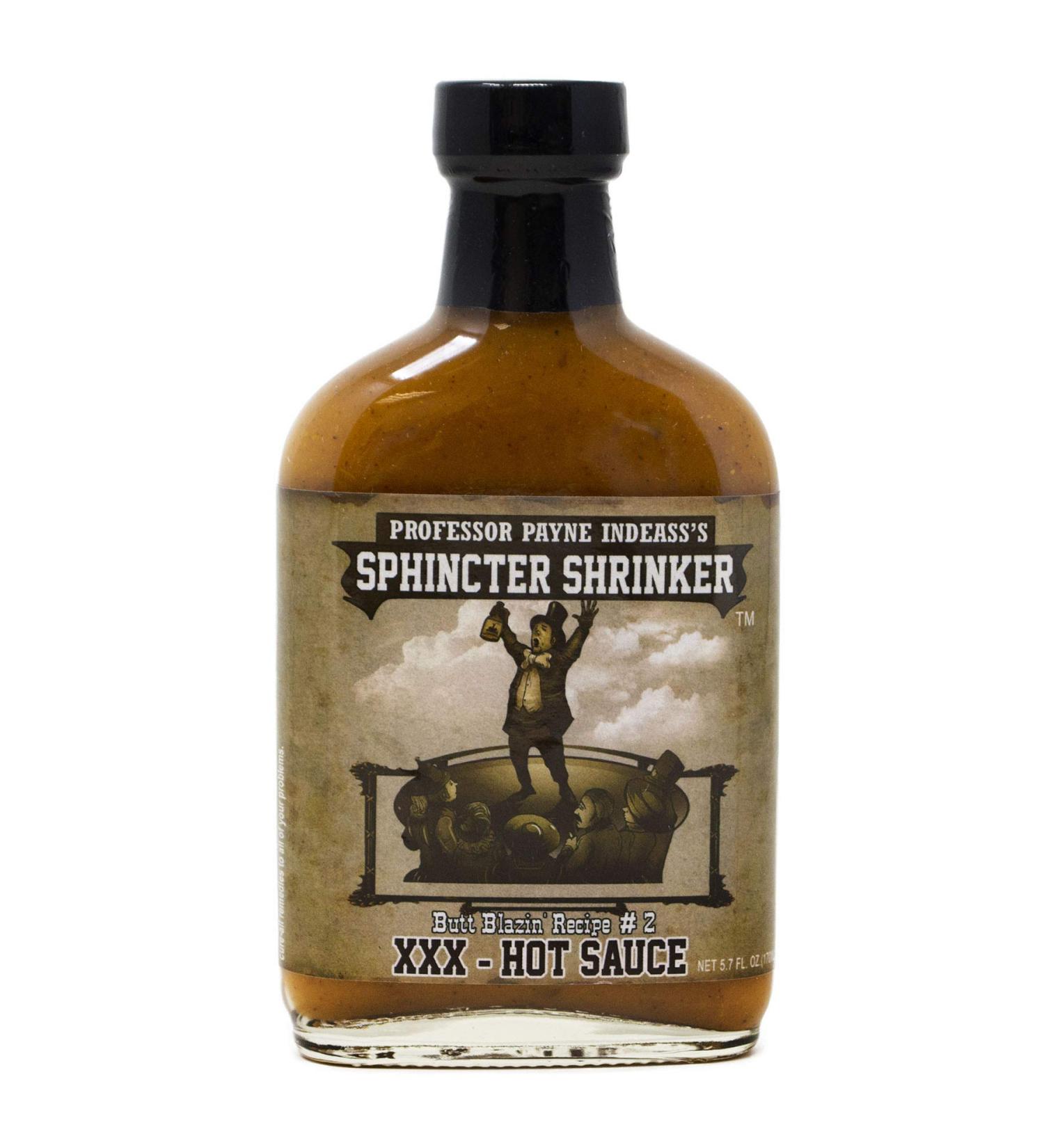 Sauce Crafters Sphincter Shrinker Butt Blazin' Recipe #2 XXX- Hot Sauce 5.7 oz. - Buy Online on GoSupps.com