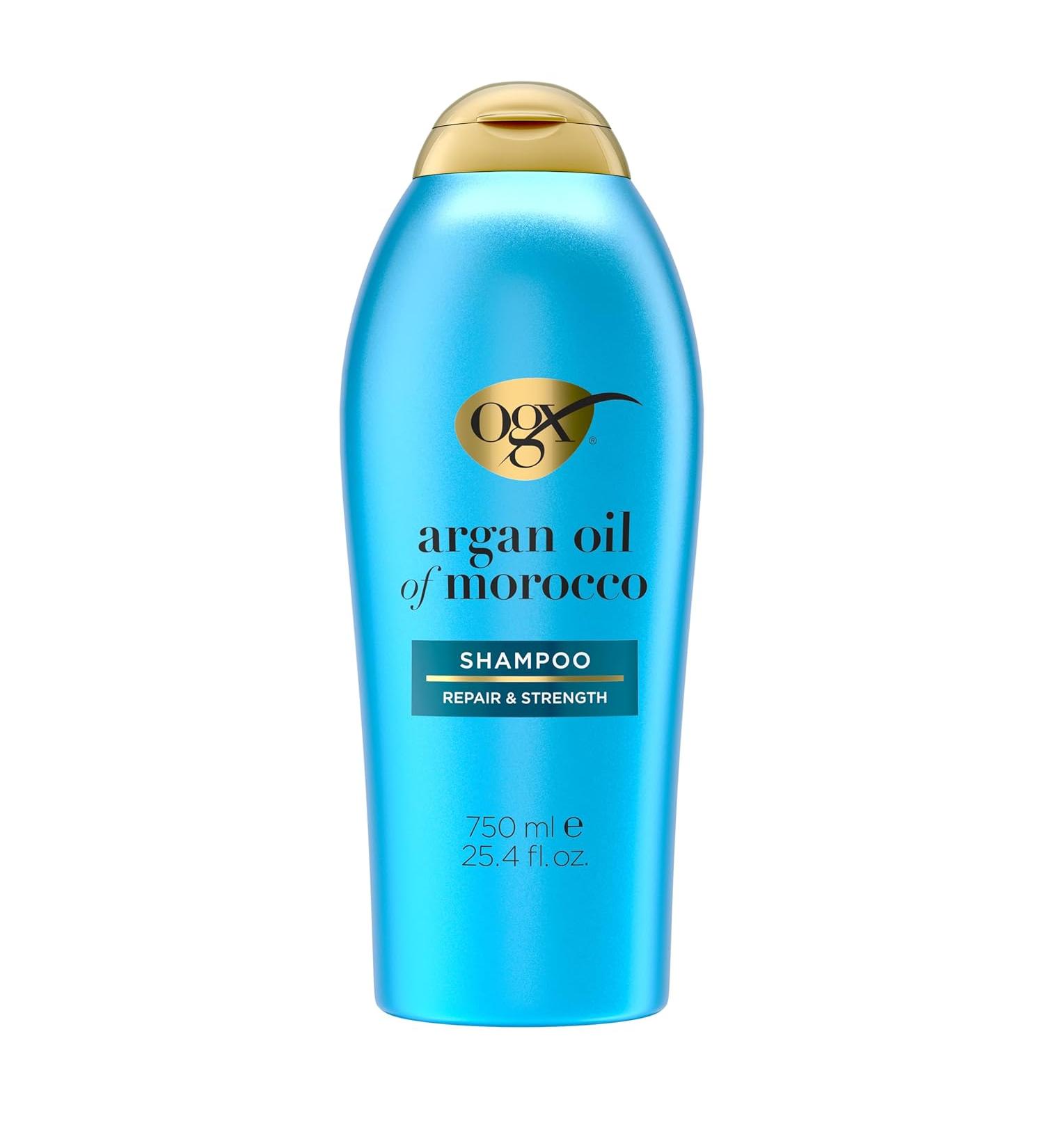 OGX Renewing Argan Oil of Morocco Hydrating Shampoo 25.4 fl oz - Cold-Pressed, Paraben and Sulfate-Free Formula for Moisturized, Soft and Strong Hair - Buy Online on GoSupps.com