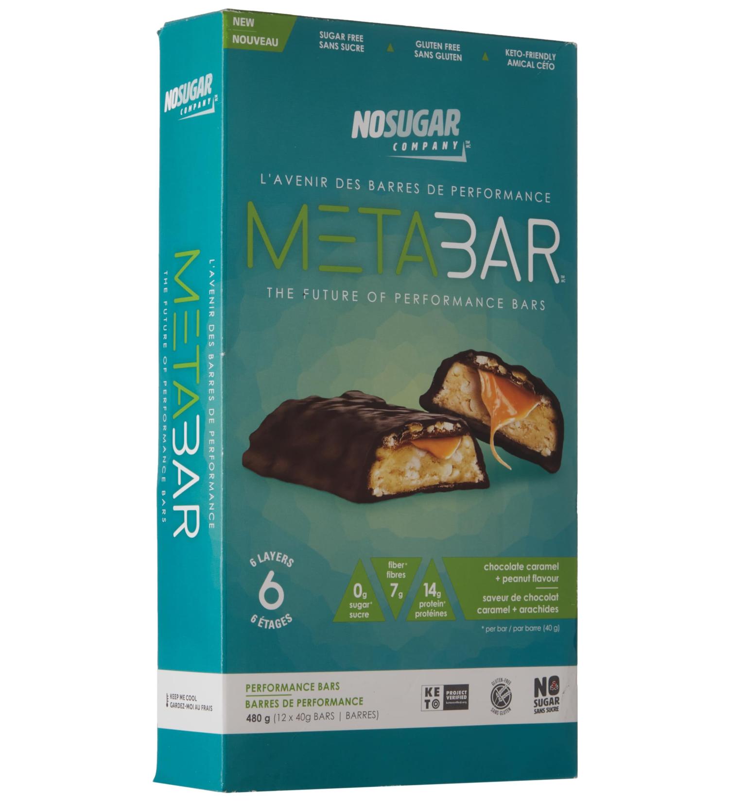 NO SUGAR COMPANY META BAR 12 X 40G - Buy Online on GoSupps.com
