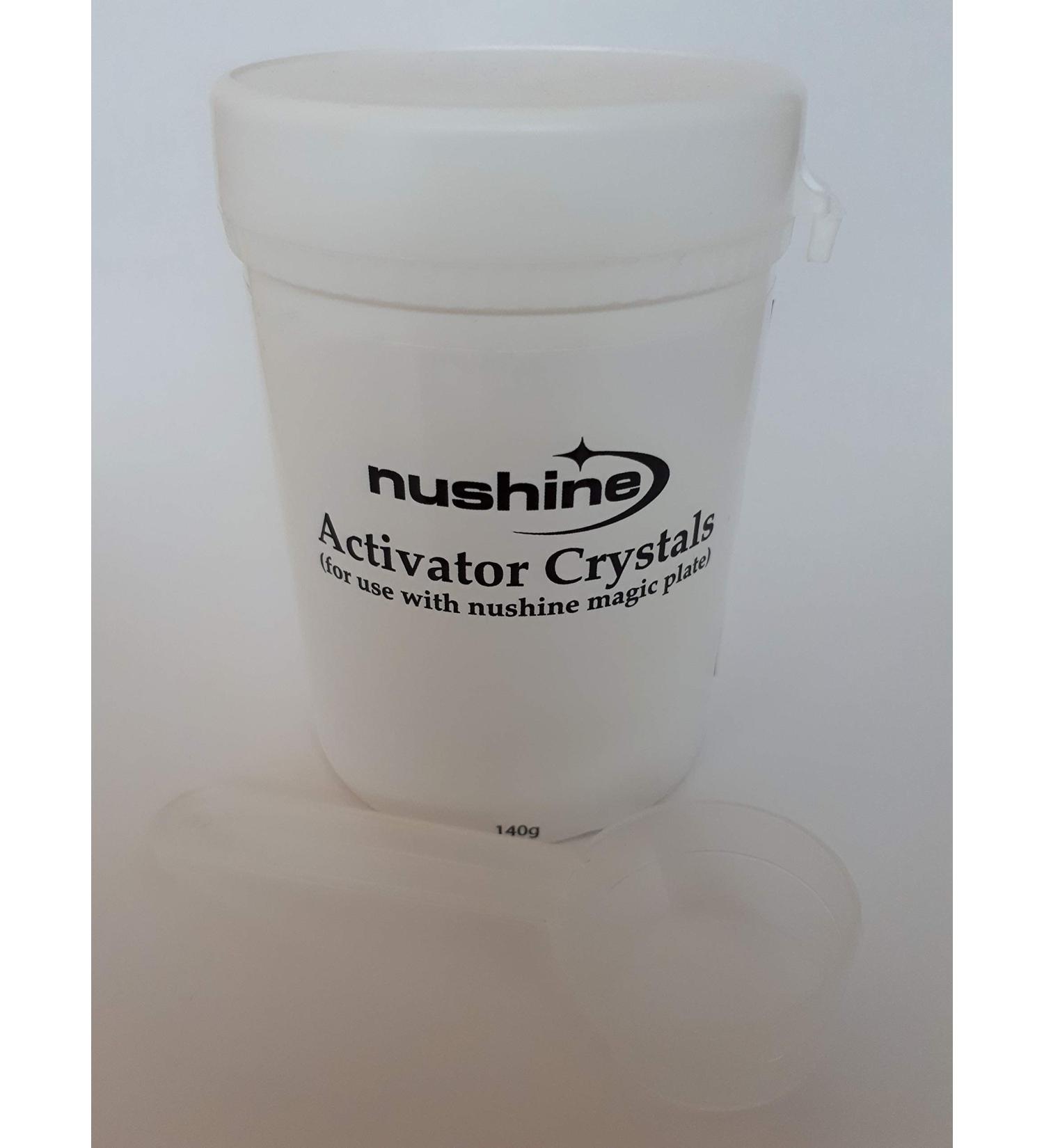 Buy Nushine Activator Crystals 5 Oz (140g) - Perfect for Magic Cleaning Plate | International Shipping Available - Buy Online on GoSupps.com