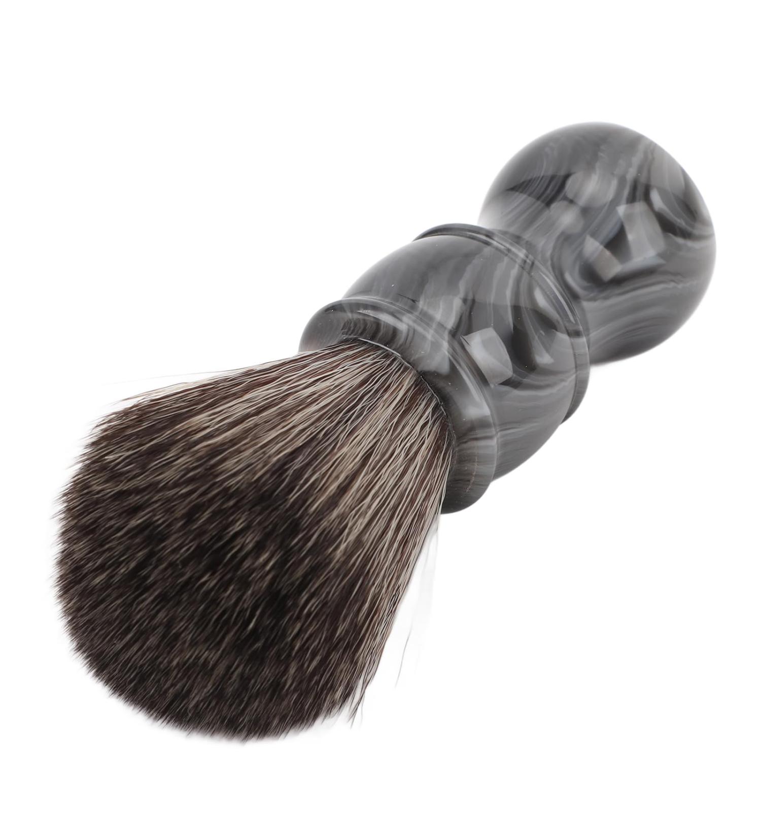 Premium Synthetic Bristle Shaving Brush for Men | Quick Foaming Easy Clean Comfortable Handle | International Shipping Available - Buy Online on GoSupps.com