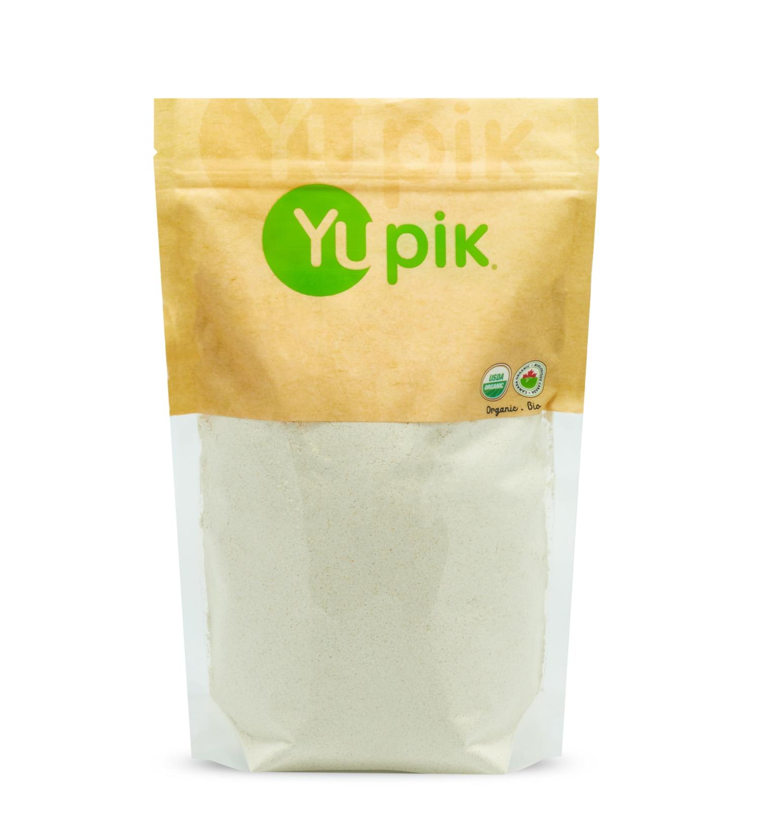 Yupik Organic Oat Flour Gluten-Free 1 kg Non-GMO Vegan Kosher Finely Ground Whole Grain Oats Salt-Free Oil-Free Fine Meal Good Source of Fiber Ideal for Baking & Cooking 1 kg (Pack of 1) - Buy Online on GoSupps.com