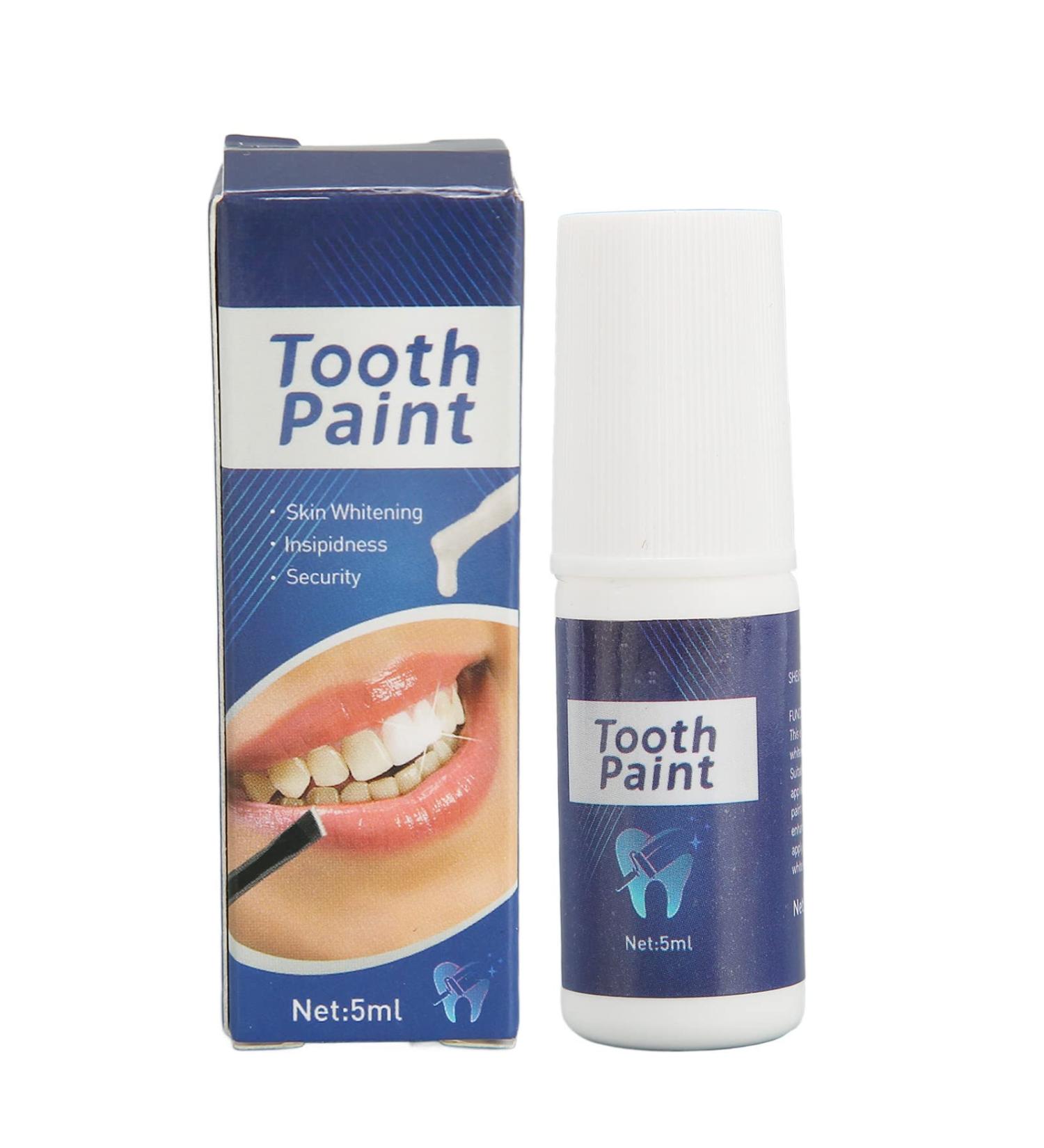 Tooth Whitening Color - 2x5ml Gentle Instant White Teeth Polish Sensitive Stain Remover - Buy Online on GoSupps.com