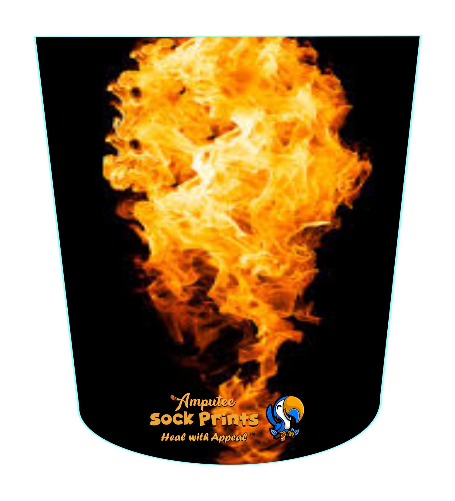 Amputee Sock ATKA "Flames V4" 3PLY Residual Wound Over Shrinker Sock - Buy Online on GoSupps.com