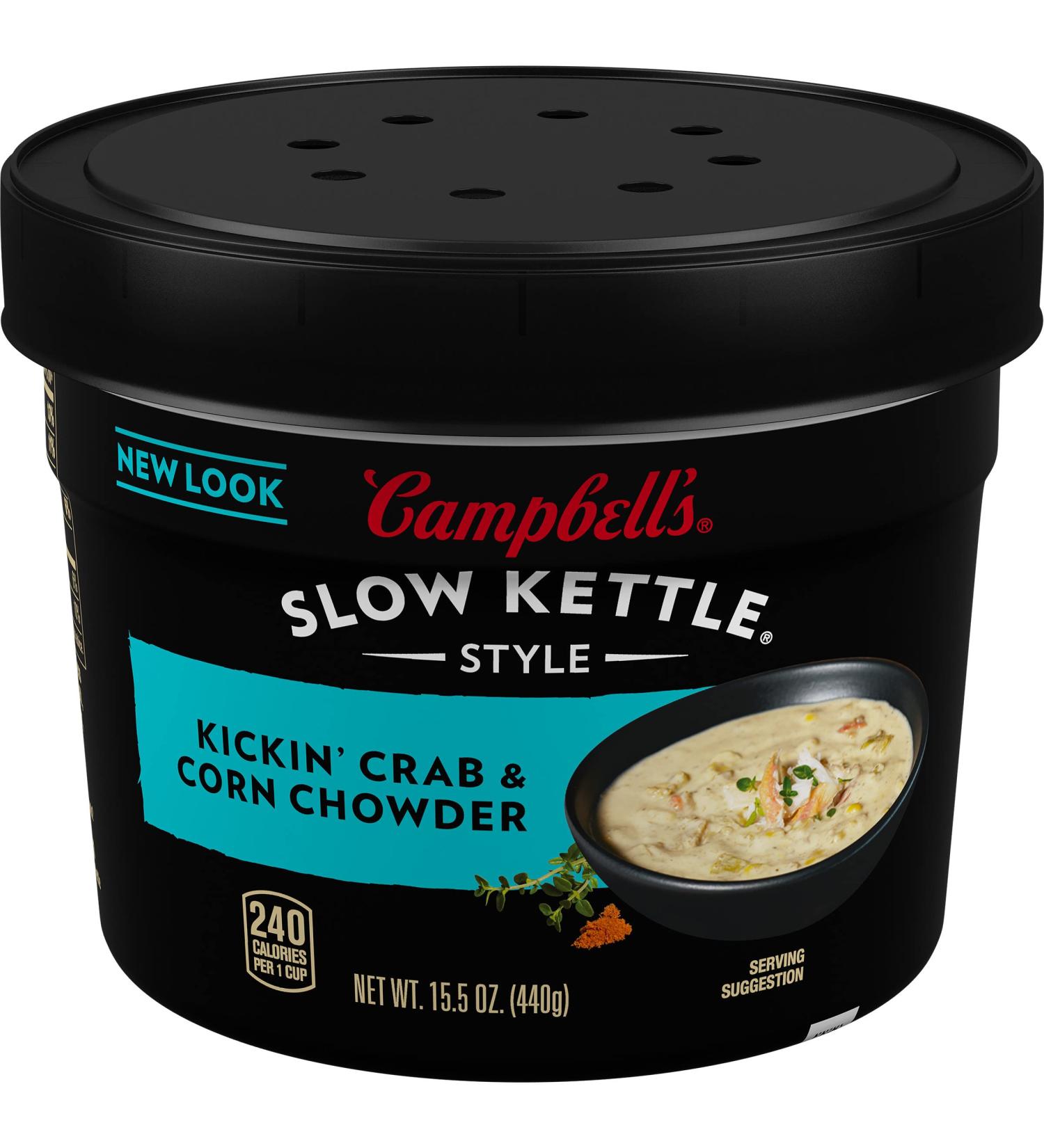 Campbell's Slow Kettle Style Kickin Crab and Corn Chowder 15.5 oz Bowl - Buy Online on GoSupps.com