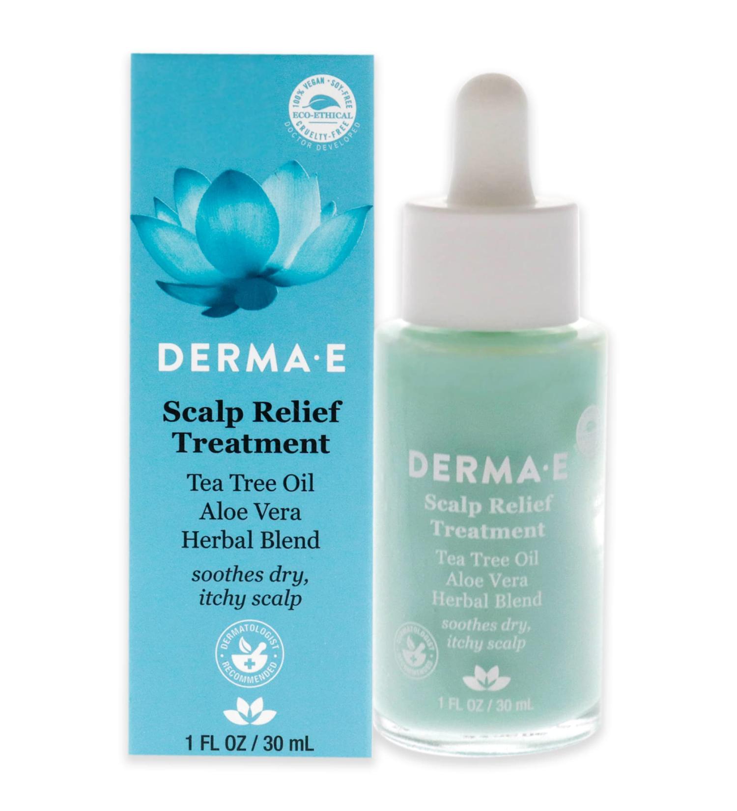 Derma E Scalp Relief Treatment 1 fl oz | Soothing Scalp Care for Dry, Itchy Skin - Buy Online on GoSupps.com