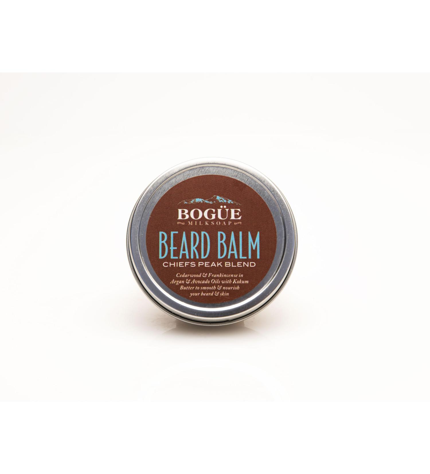 Buy BOGUE Beard Balm - Chiefs Peak Blend with Cedarwood Frankincense & Rosemary | Nourish & Smooth Your Beard | 50ml - International Shipping Available - Buy Online on GoSupps.com
