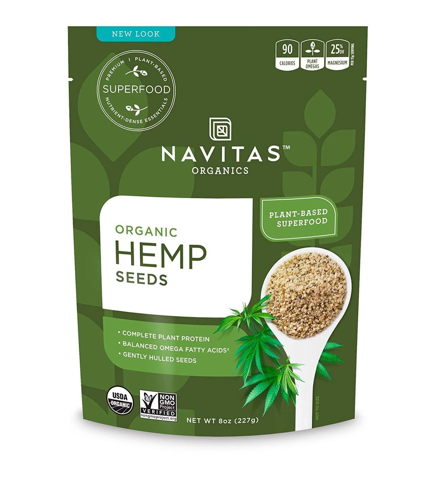 Organic Hemp Seeds by Navitas Organics - 227g (8oz)