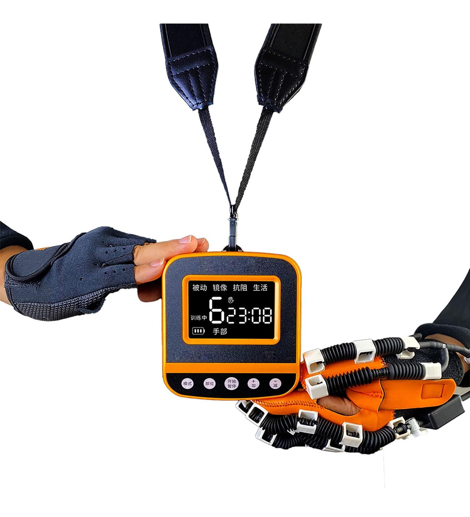 ZZBB Rehabilitation Gloves Finger Orthoses Exoskeleton Manual Training Hand Stroke Hemiplegia Rehabilitation Training Equipment Left-hand Large - Buy Online on GoSupps.com