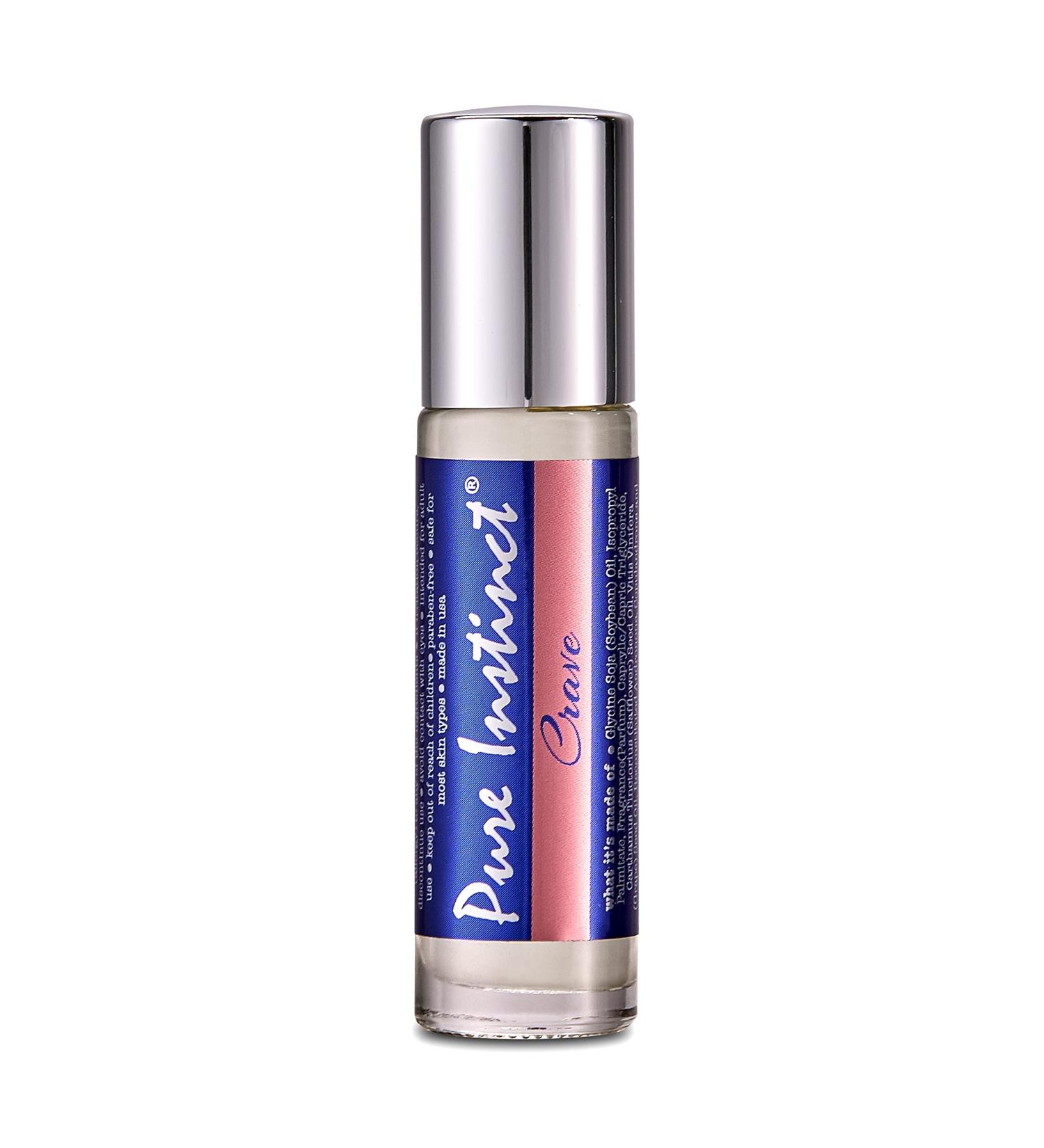 Pure Instinct CRAVE Pheromone Infused Essential Oil Perfume Roll-On for Her - TSA Ready - Buy Online on GoSupps.com