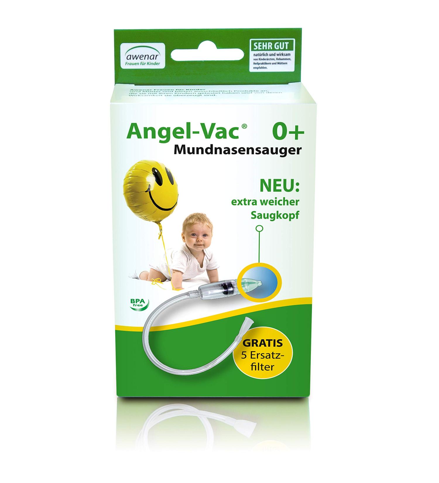 Buy Nasal Aspirator Baby Angel-Vac | Soft Suction Electric Nasal Aspirator for Babies | Fast International Shipping - Buy Online on GoSupps.com