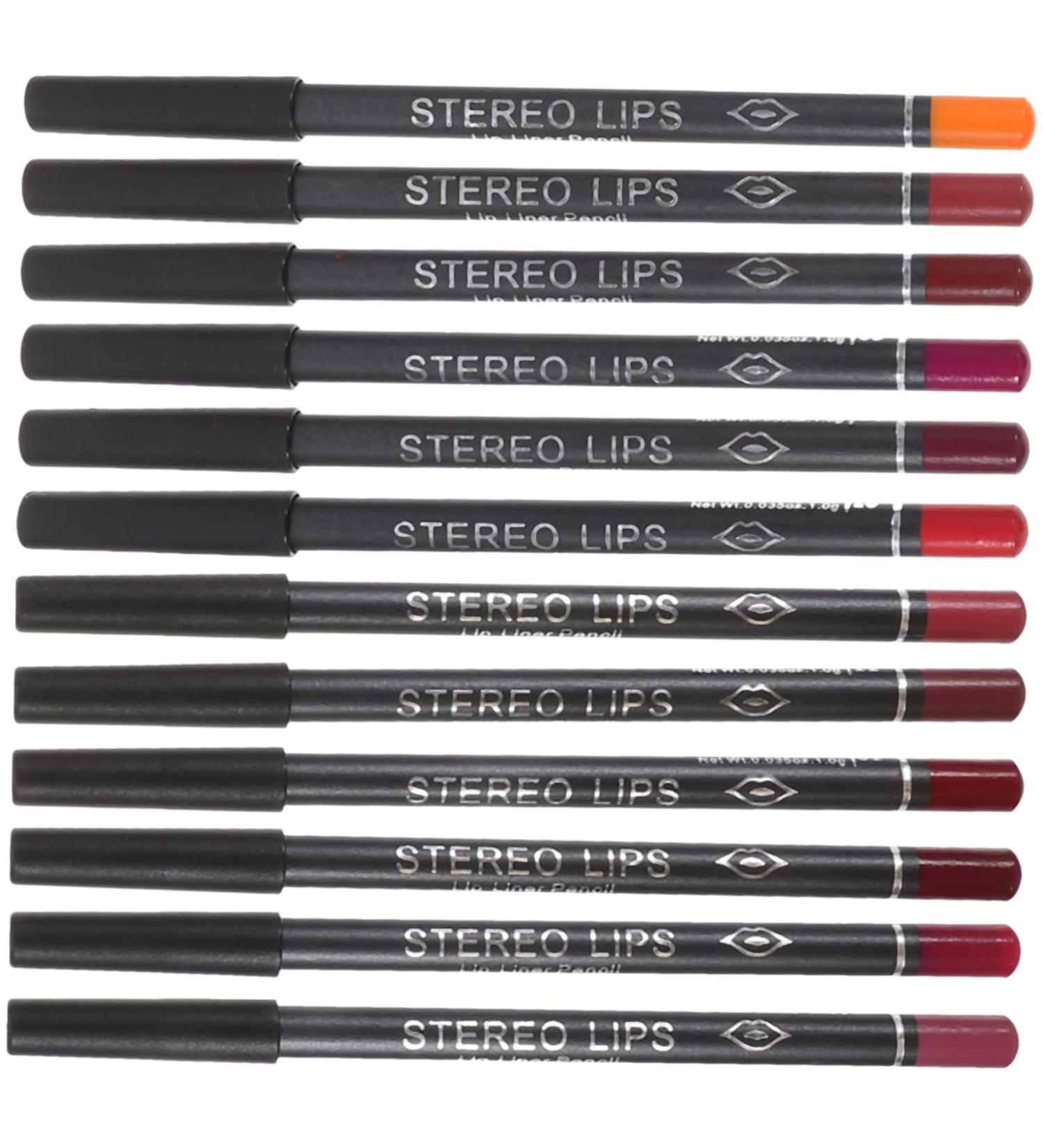 Shop Hemoton 12pcs Black Stick Lip Liner Set - Waterproof Lip Makeup & Accessories for Perfect Lips | International Shipping Available - Buy Online on GoSupps.com