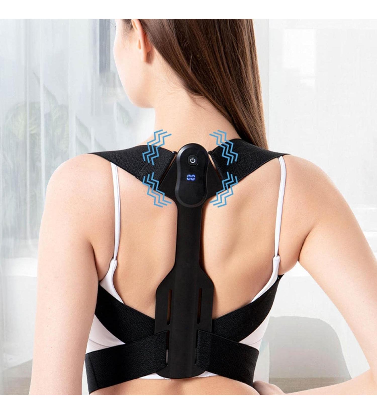 Smart Posture Corrector for Women - Adjustable Back Support Brace with LED Display & Vibration Reminder - 2022 Upgrade | Breathable Body Straightener Trainer - Buy Online on GoSupps.com