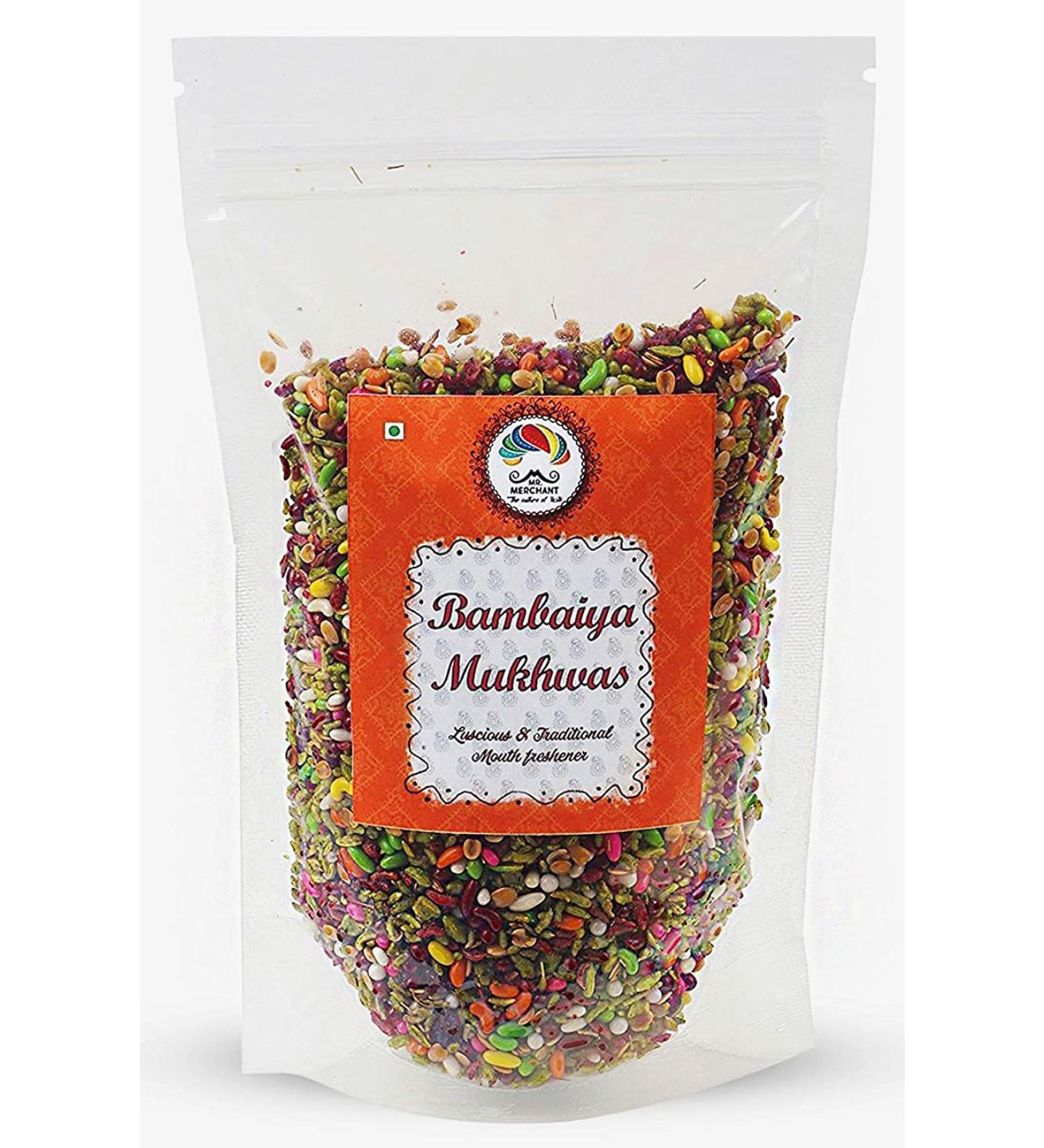 Mr. Merchant Bambaiya Mukhwas 400 Grams_Packing May Vary