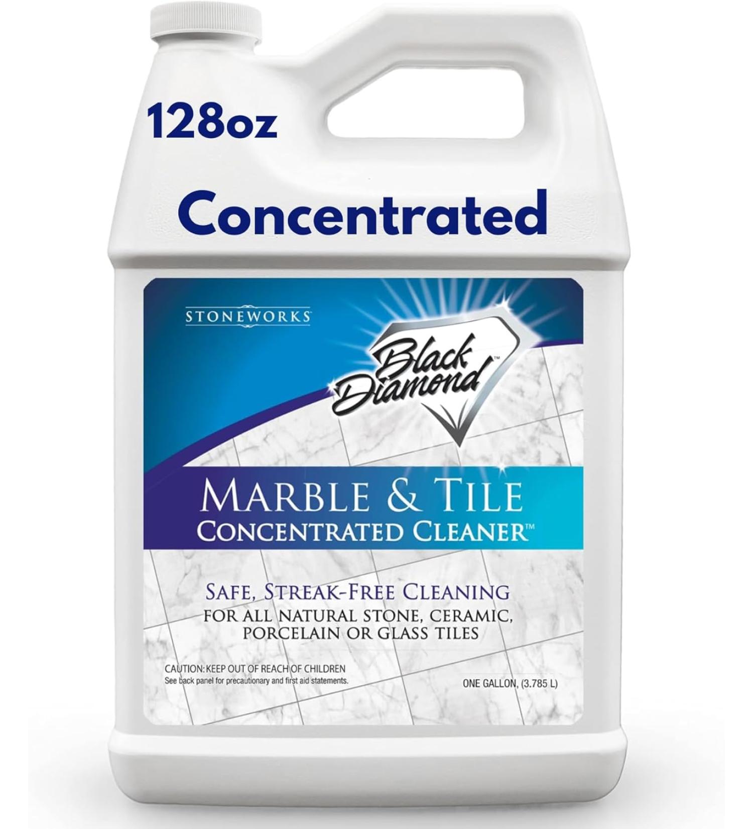 Black Diamond Stoneworks Marble & Tile Floor Cleaner - 1-Gallon Concentrate for Ceramic, Porcelain, Granite, Natural Stone, Vinyl, and Brick - Buy Online on GoSupps.com