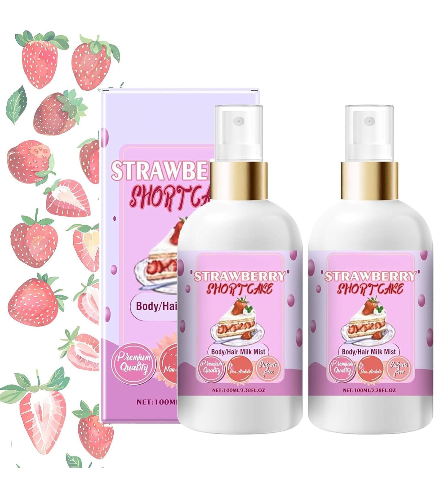Vanilla Cream Puff Body Milk Mist Body/Hair Milk Mist Body Spray For Women Vanilla Perfume Long Lasting Moisturizing Ideal Gifts for Women 2PCS-C - Buy Online on GoSupps.com