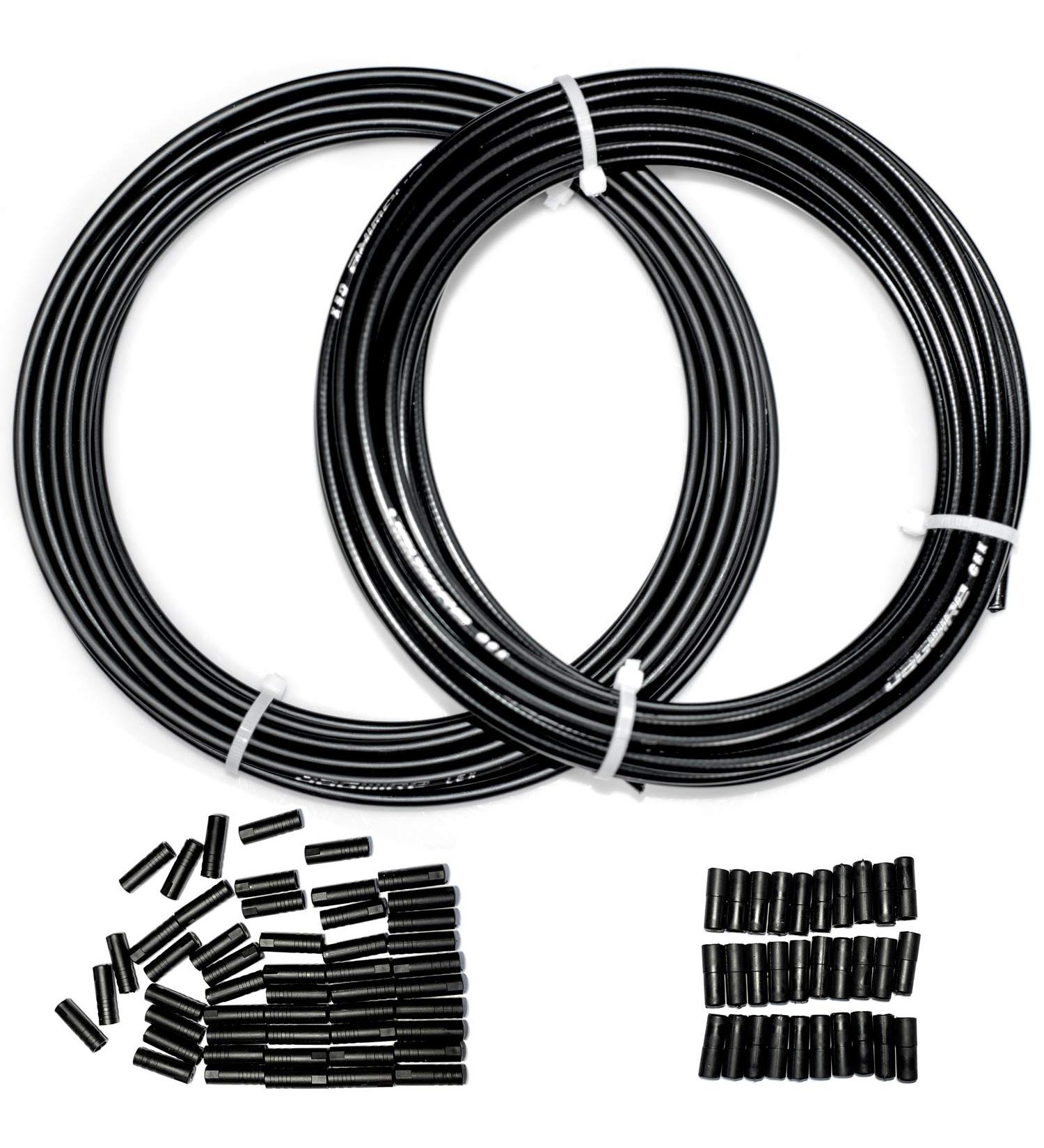 Farbetter 50ft Bicycle Brake & Shifter Cable Housing Kit with 80 PCS Caps - Buy Online on GoSupps.com