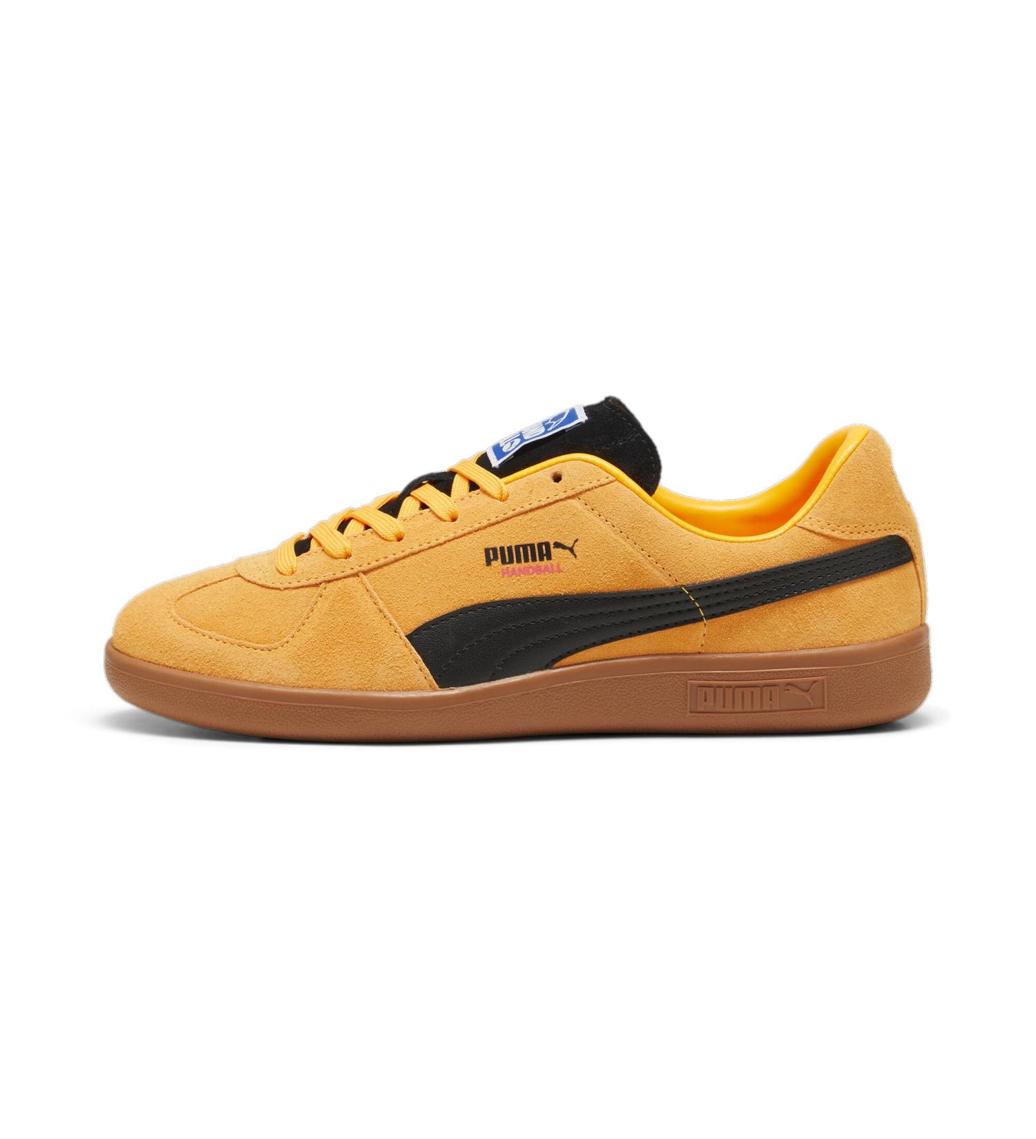 PUMA Unisex Handball Indoor Court Shoe - Sun Stream Black Caramel Latte | Size 43 EU | International Shipping Available - Buy Online on GoSupps.com
