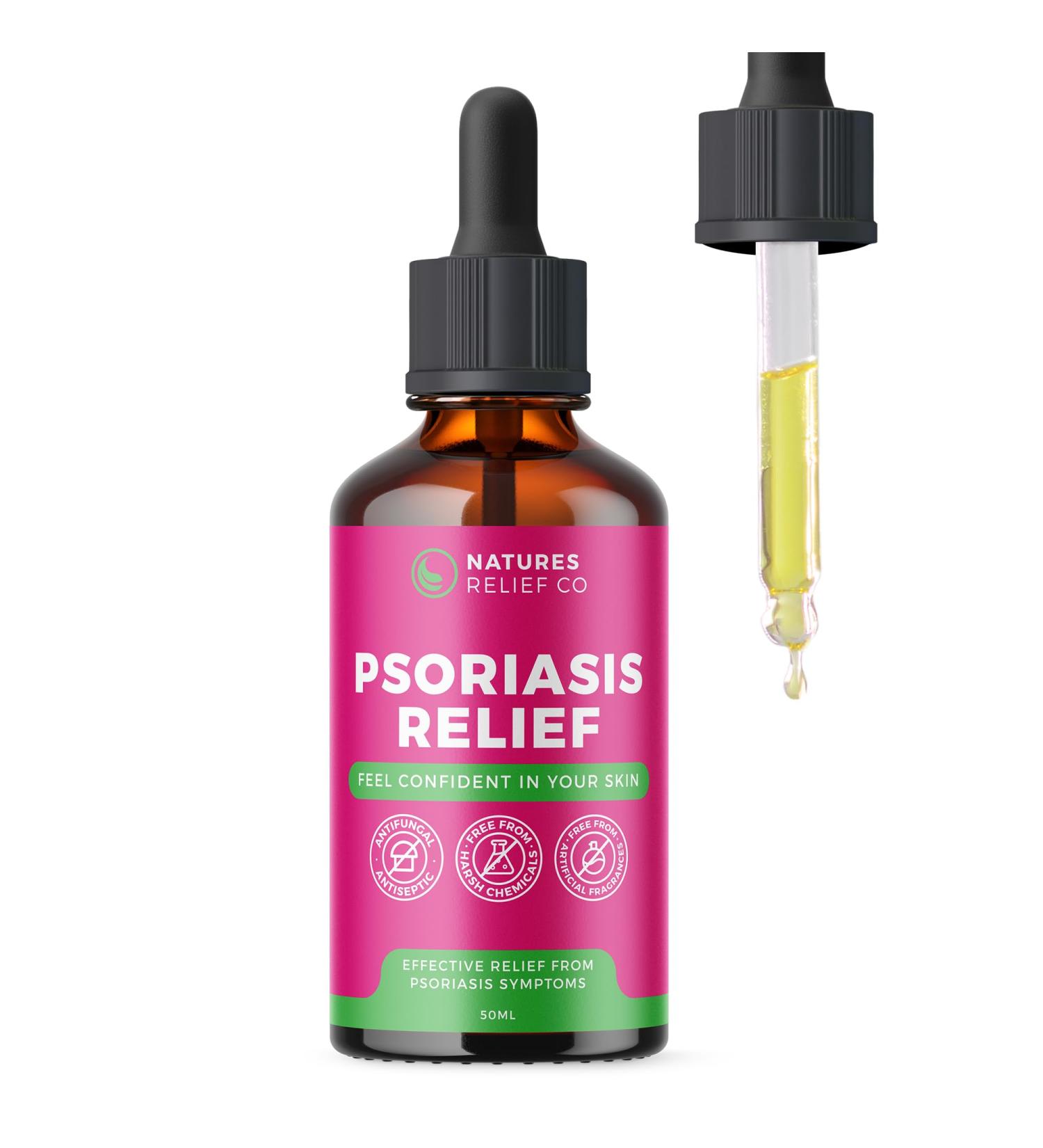 Psoriasis Relief Serum with Salicylic Acid - Fast-Acting Treatment for Itchy Scalp and Dry Skin - Buy Online on GoSupps.com
