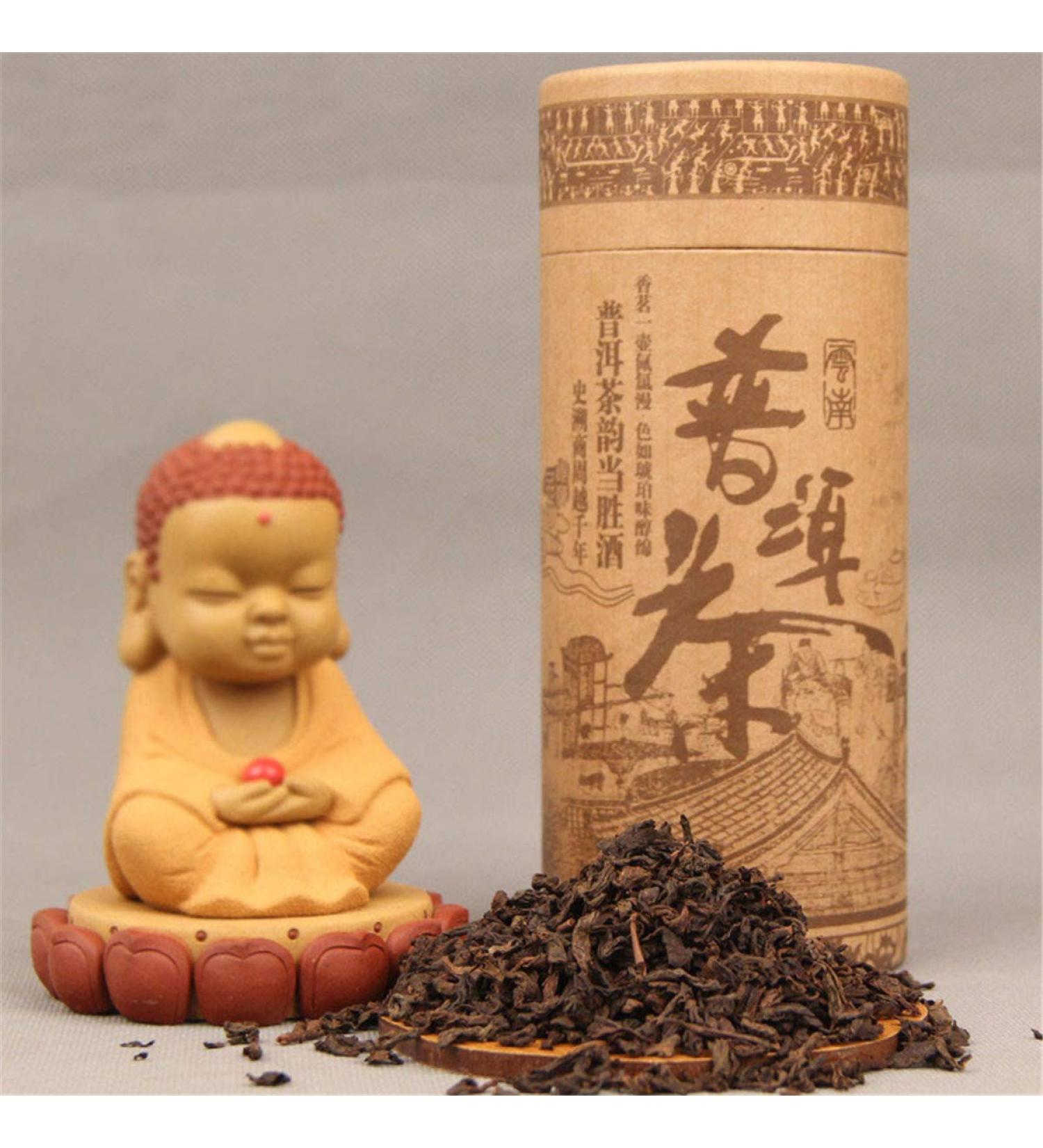 HELLOYOUNG 100g Th Pu-erh noir du Yunnan ar me vieilli chinois fabrication traditionnelle aliment vert biologique sans additifs - Buy Online on GoSupps.com