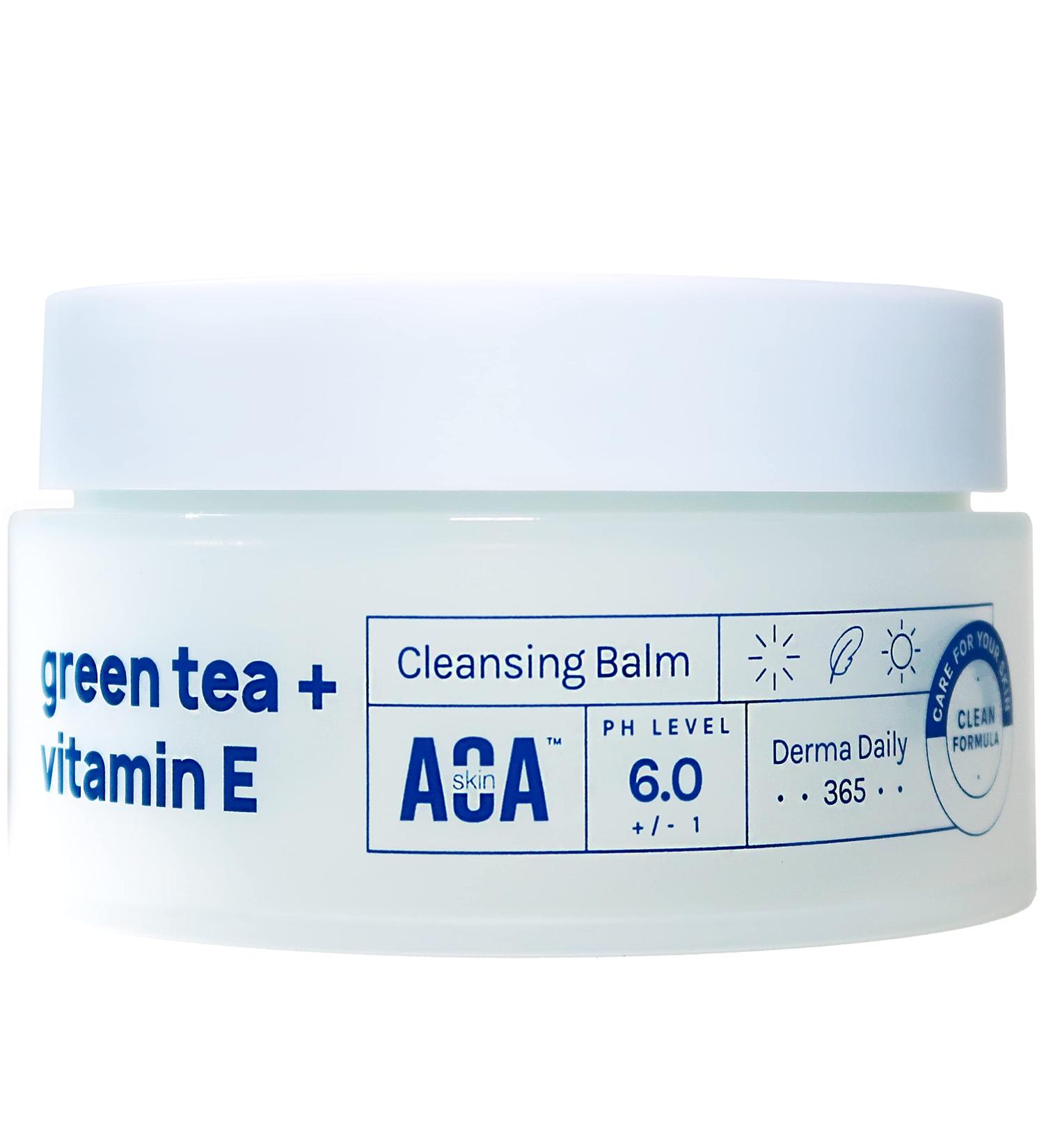 AOA Studio Skin Green Tea & Vitamin E Cleansing Balm 3.38 Fl Oz - Makeup Remover & Face Wash for All Skin Types - Buy Online on GoSupps.com